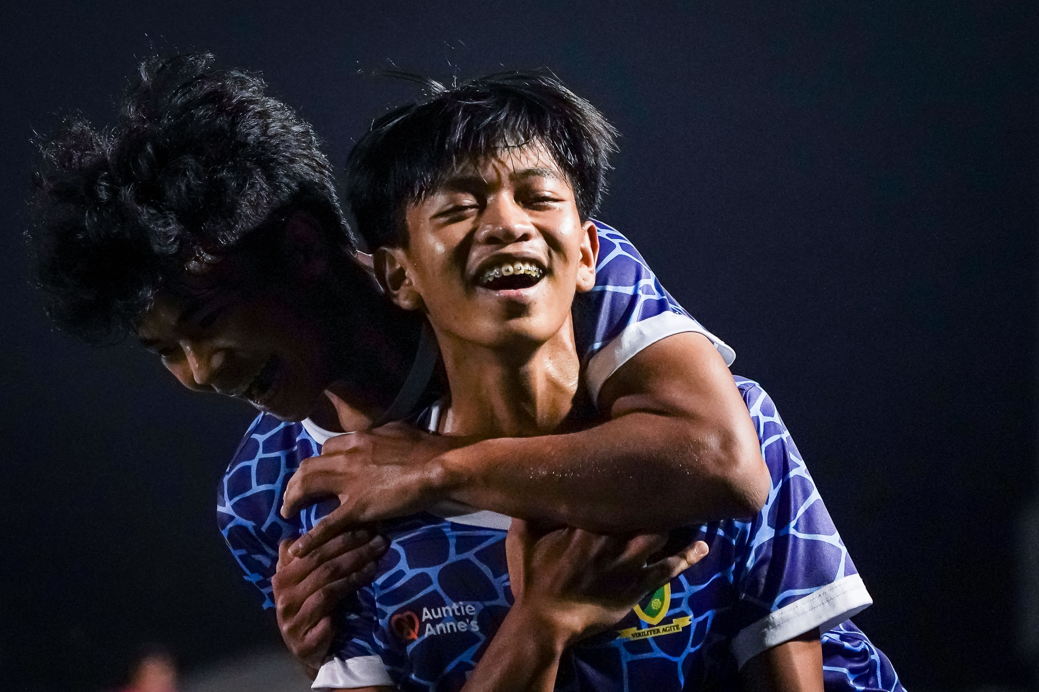 UAAP-S87-Jrs-Football-Ramil-Fraga-08429 Francis Poticano relishes first UAAP win, confident Southridge can overcome Ateneo Football News UAAP - philippine sports news