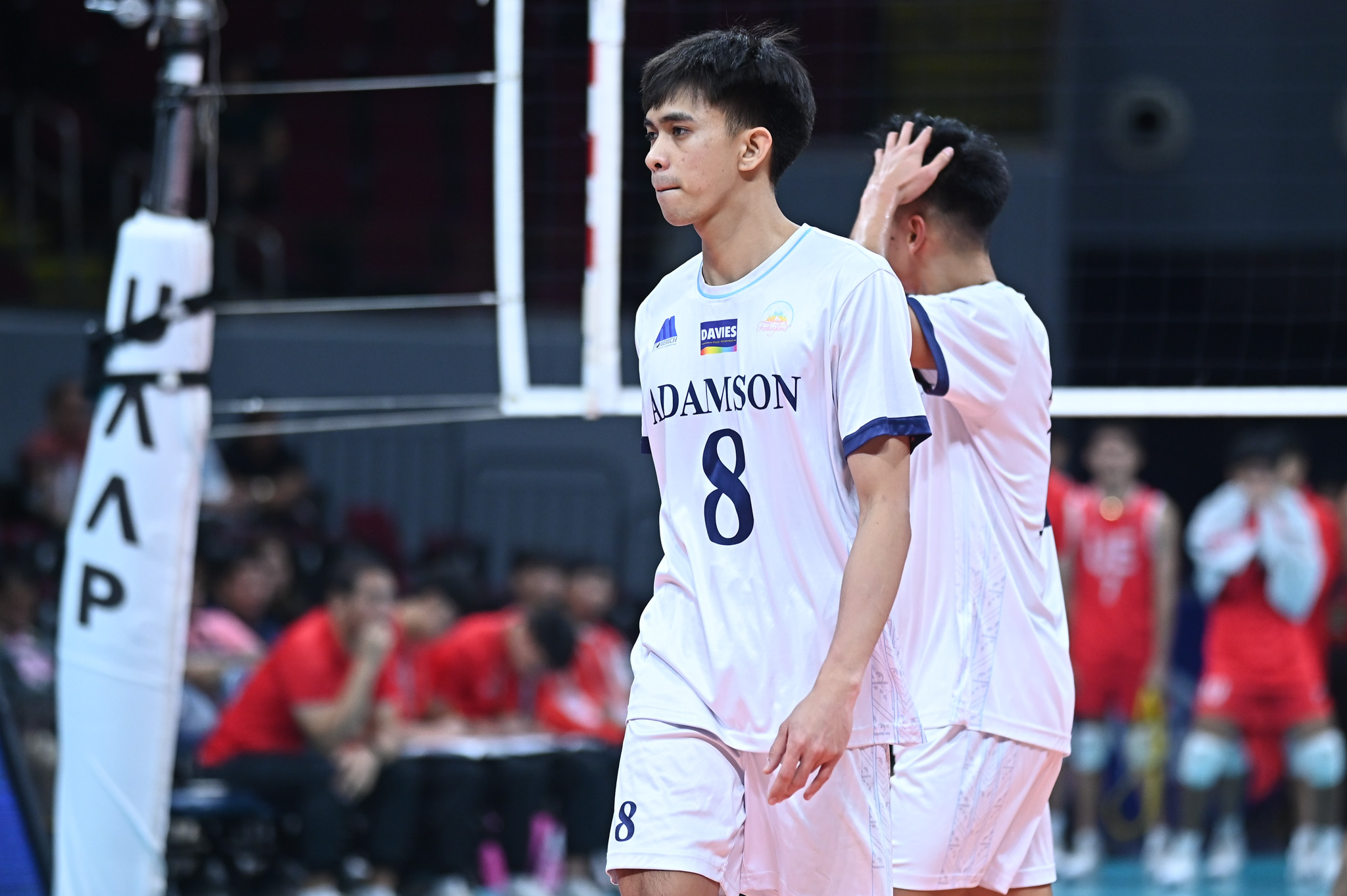 UAAP-87-MVB-AdU-vs.-UE-Mark-Coguimbal-6338 Adamson denies UE's first win, secures 2nd victory in UAAP Men's Volleyball AdU UAAP UE Volleyball - philippine sports news