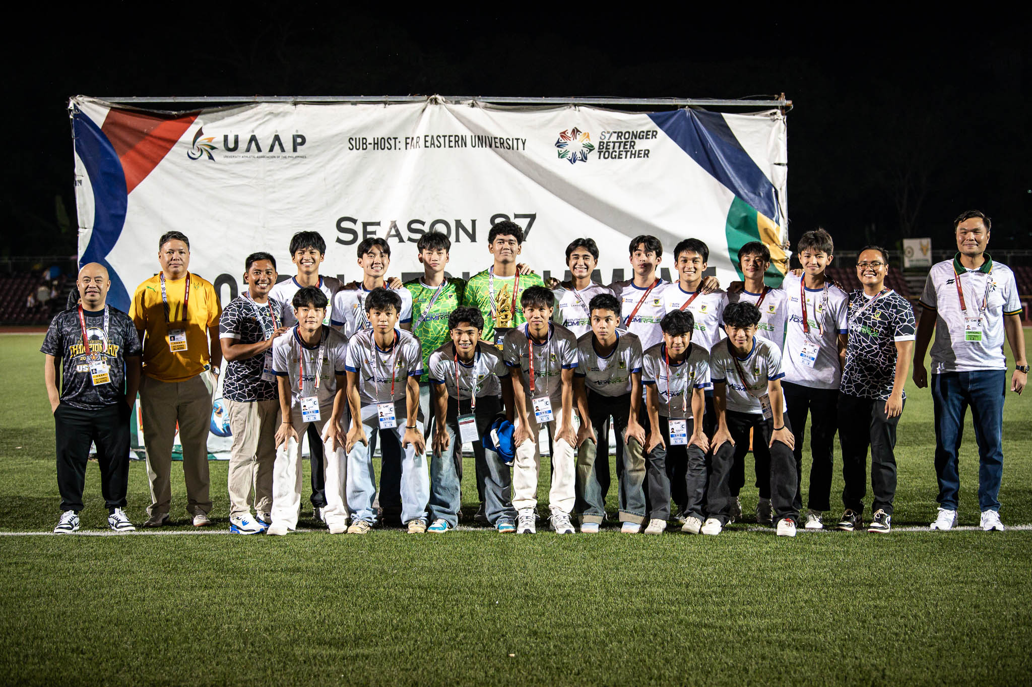UAAP87-BFB-Awarding-3rd-Runner-up-PAREF-Southridge-9483 UAAP Season 88 football adjusts schedule for SEA Games, Women's Futsal World Cup 2025 FIFA Futsal Women's World Cup 2025 SEA Games AdU Football Futsal News PMNFT UAAP - philippine sports news