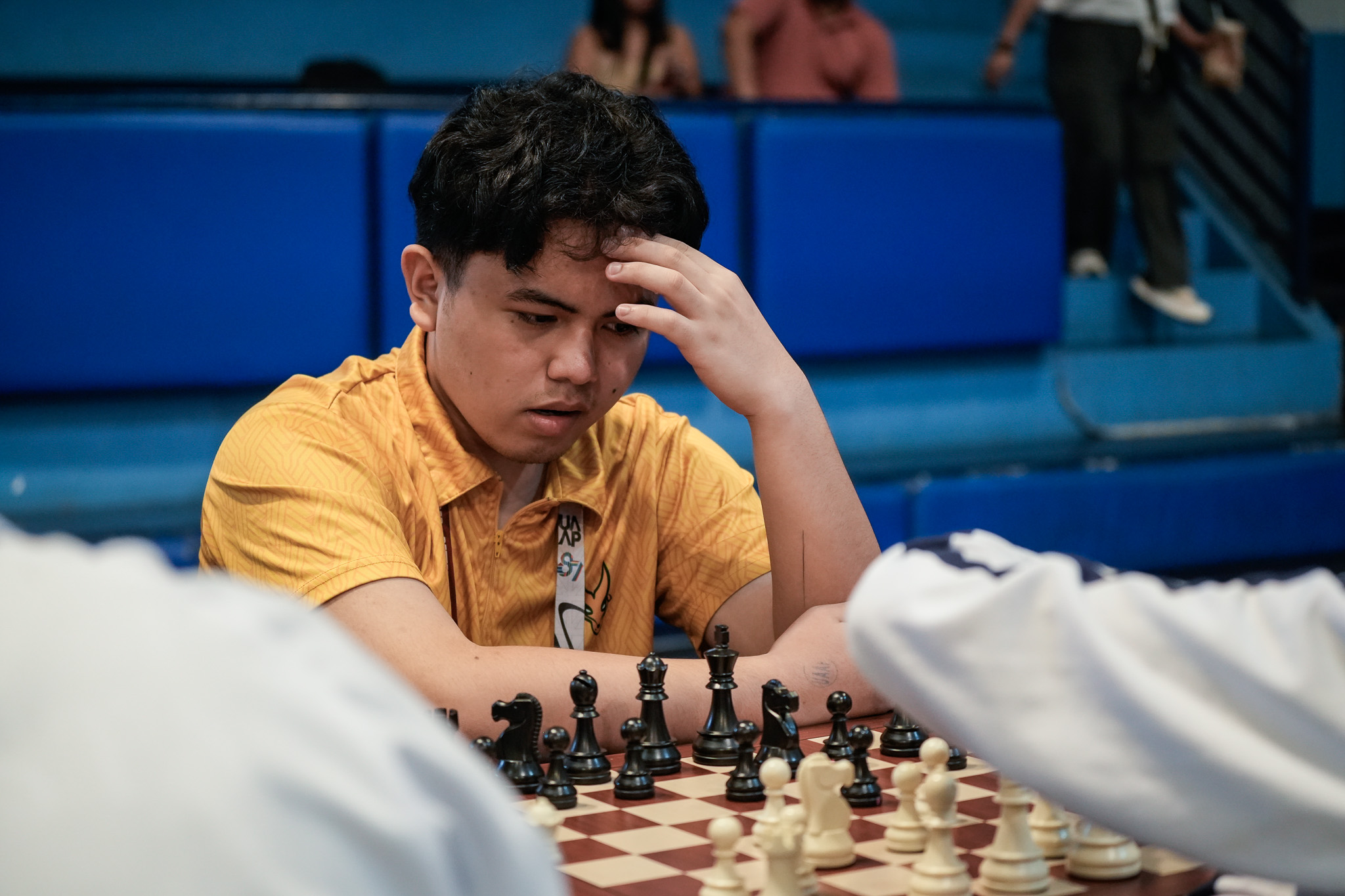 UAAP87-Blitz-Chess-FRANKLIN-ANDES-2414 UST, FEU dominate UAAP blitz chess opener, secure top seeds ADMU AdU Chess DLSU FEU News NU UAAP UP UST - philippine sports news