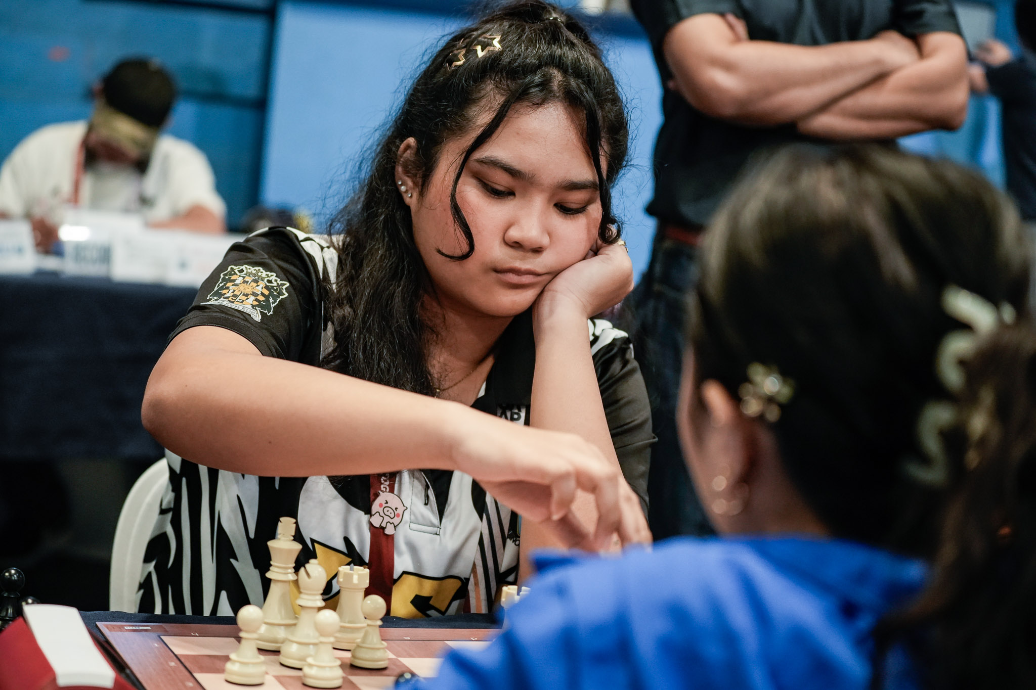 UAAP87-Blitz-Chess-PRECIOUS-YECLA-2548 UST, FEU dominate UAAP blitz chess opener, secure top seeds ADMU AdU Chess DLSU FEU News NU UAAP UP UST - philippine sports news