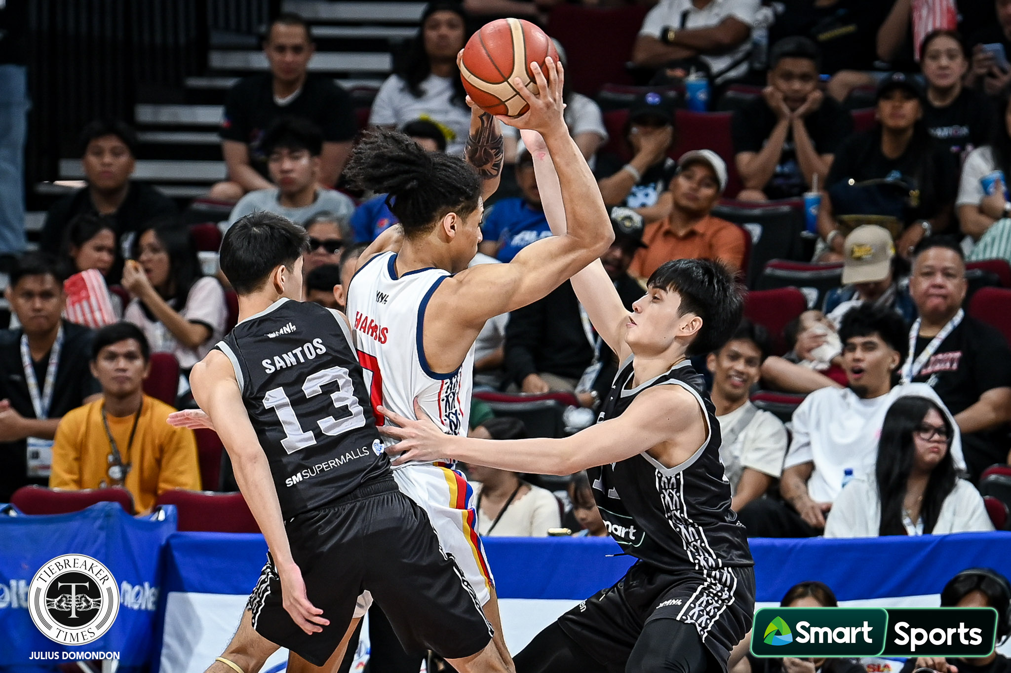 2025-NBTC-Fil-Am-def-Phenom-Caelum-Harris-vs-Santi-Romero Caelum Harris open to future UAAP offers as college plans evolve Basketball NBTC News - philippine sports news