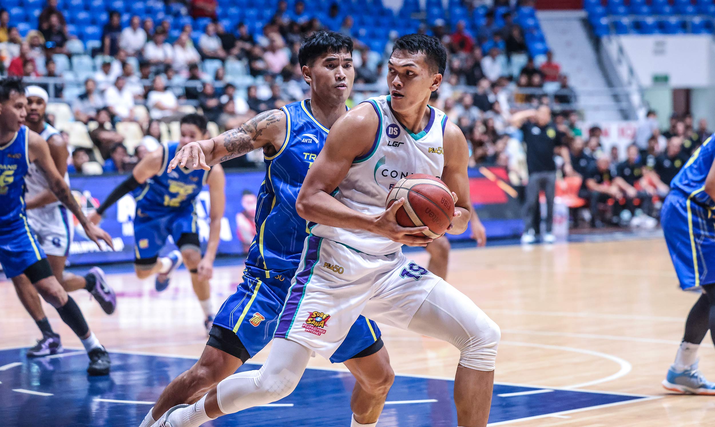 2025-PBA-Philippine-Cup-TNT-vs-Converge-Justine-Baltazar Justine Baltazar continues to thrive at Ynares with big games Basketball News PBA - philippine sports news