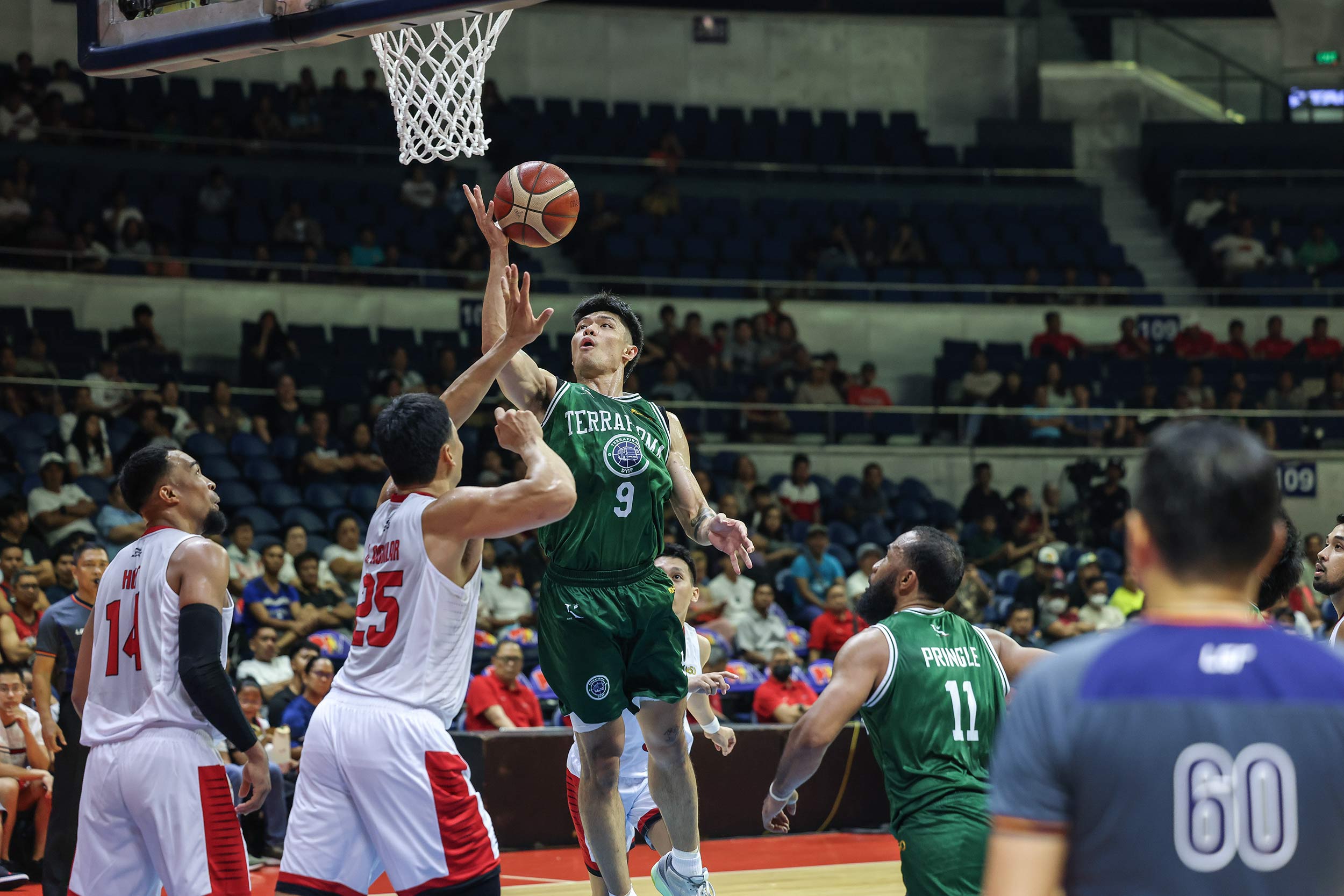 2025-PBA-Philippine-Cup-Terrafirma-vs-Ginebra-CJ-Catapusan Japeth Aguilar erupts as Ginebra crushes Terrafirma to open PBA PH Cup campaign Basketball News PBA - philippine sports news