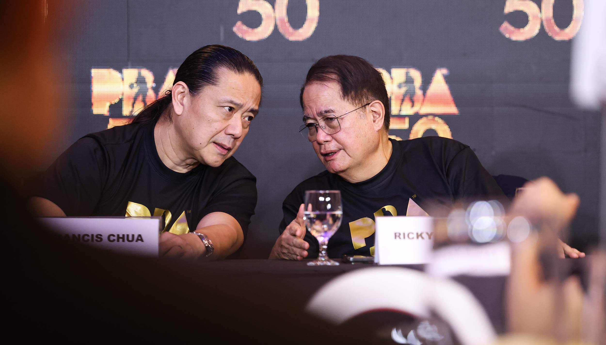 PBA-50-logo-Alfrancis-Chua-x-Ricky-Vargas Ricky Vargas takes over SBP presidency, Al Panlilio continues as FIBA board member Basketball News - philippine sports news