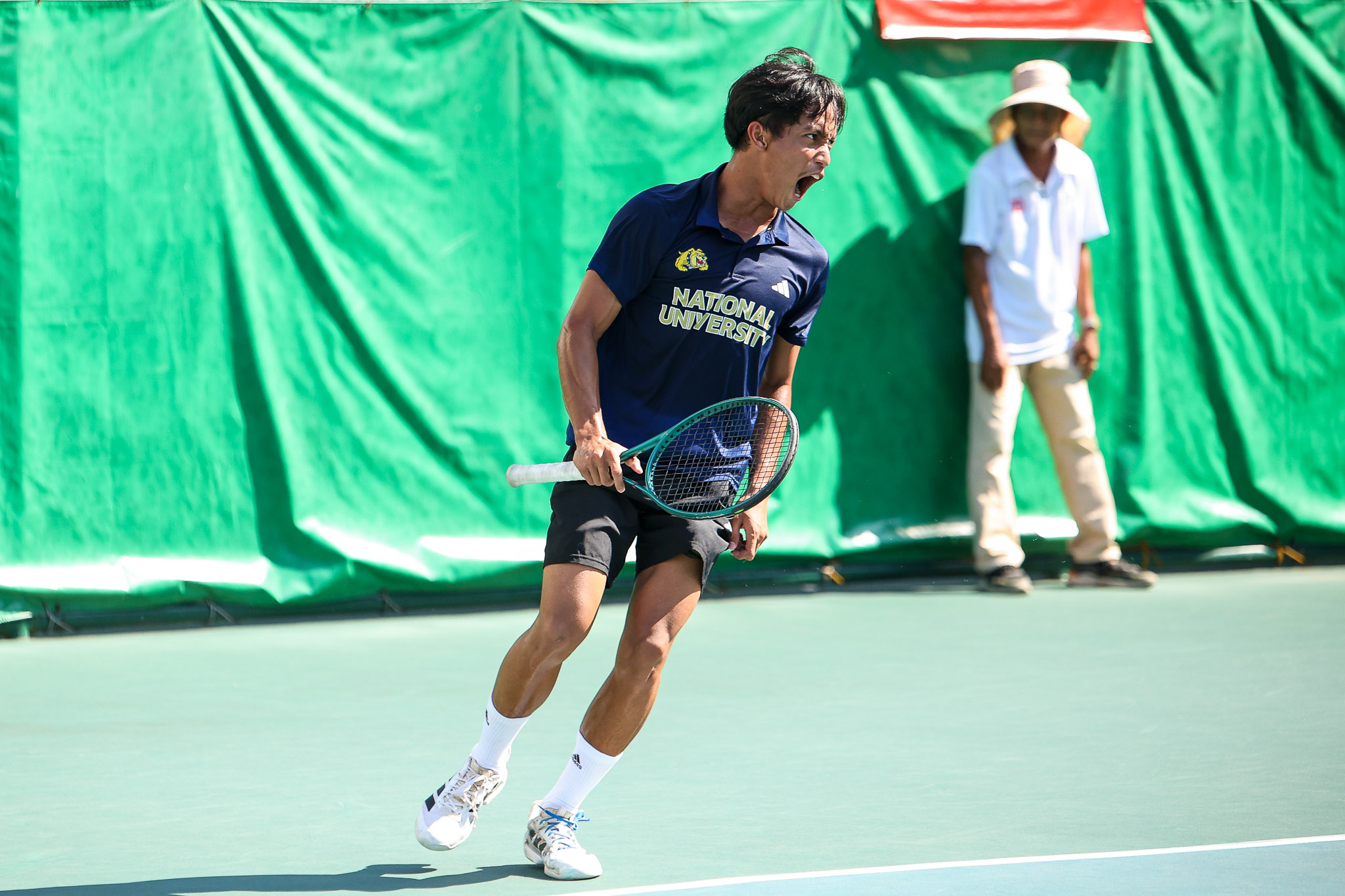 UAAP-87-Mens-Tennis-Andre-Padao-2370 Angil Balaoing, Christian Padilla's heroics put NU on brink of UAAP men’s tennis title News NU Tennis UAAP UST - philippine sports news