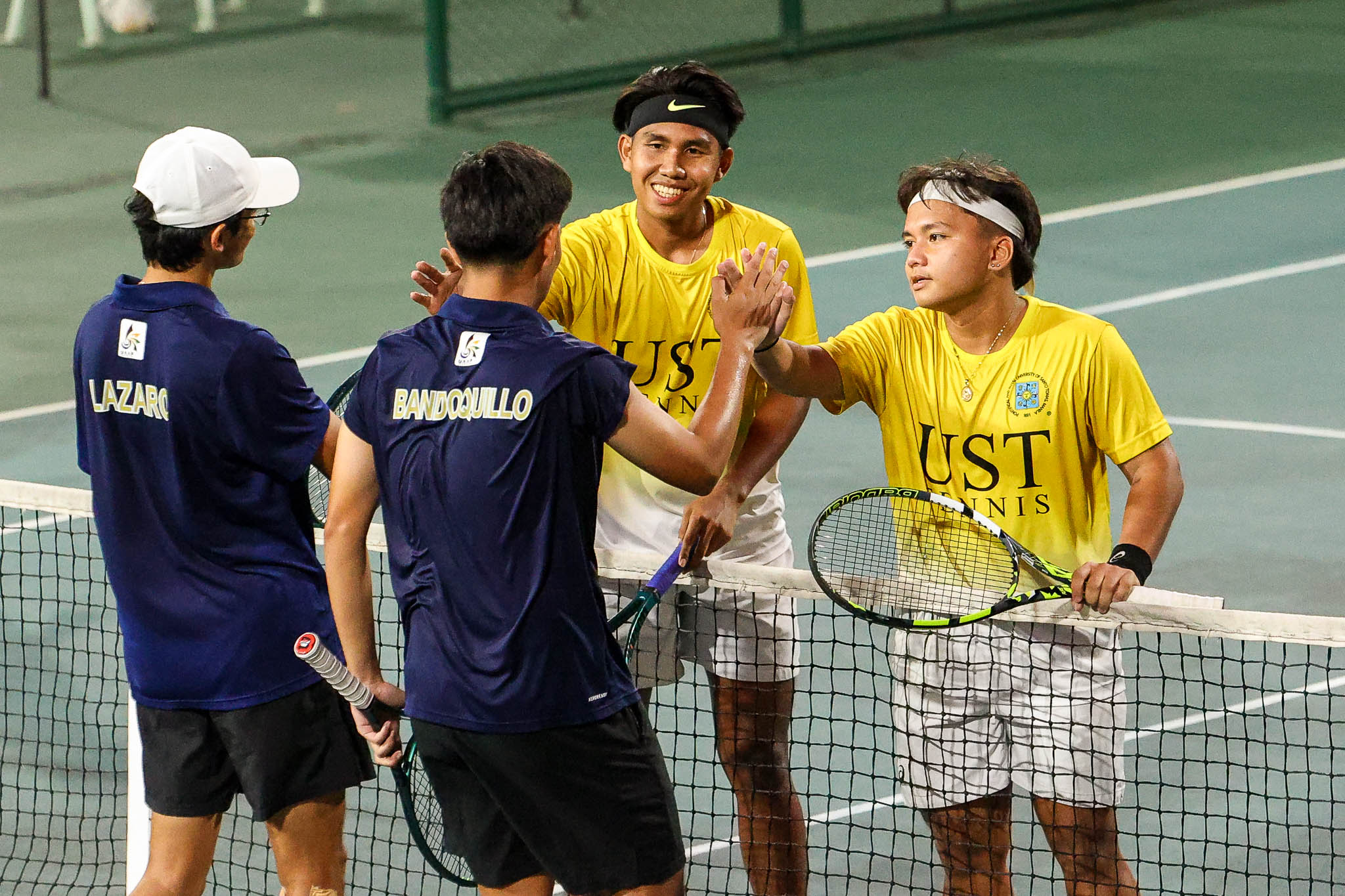 UAAP-87-Mens-Tennis-Richard-Bautista-Nash-Agustines-3516 Angil Balaoing, Christian Padilla's heroics put NU on brink of UAAP men’s tennis title News NU Tennis UAAP UST - philippine sports news