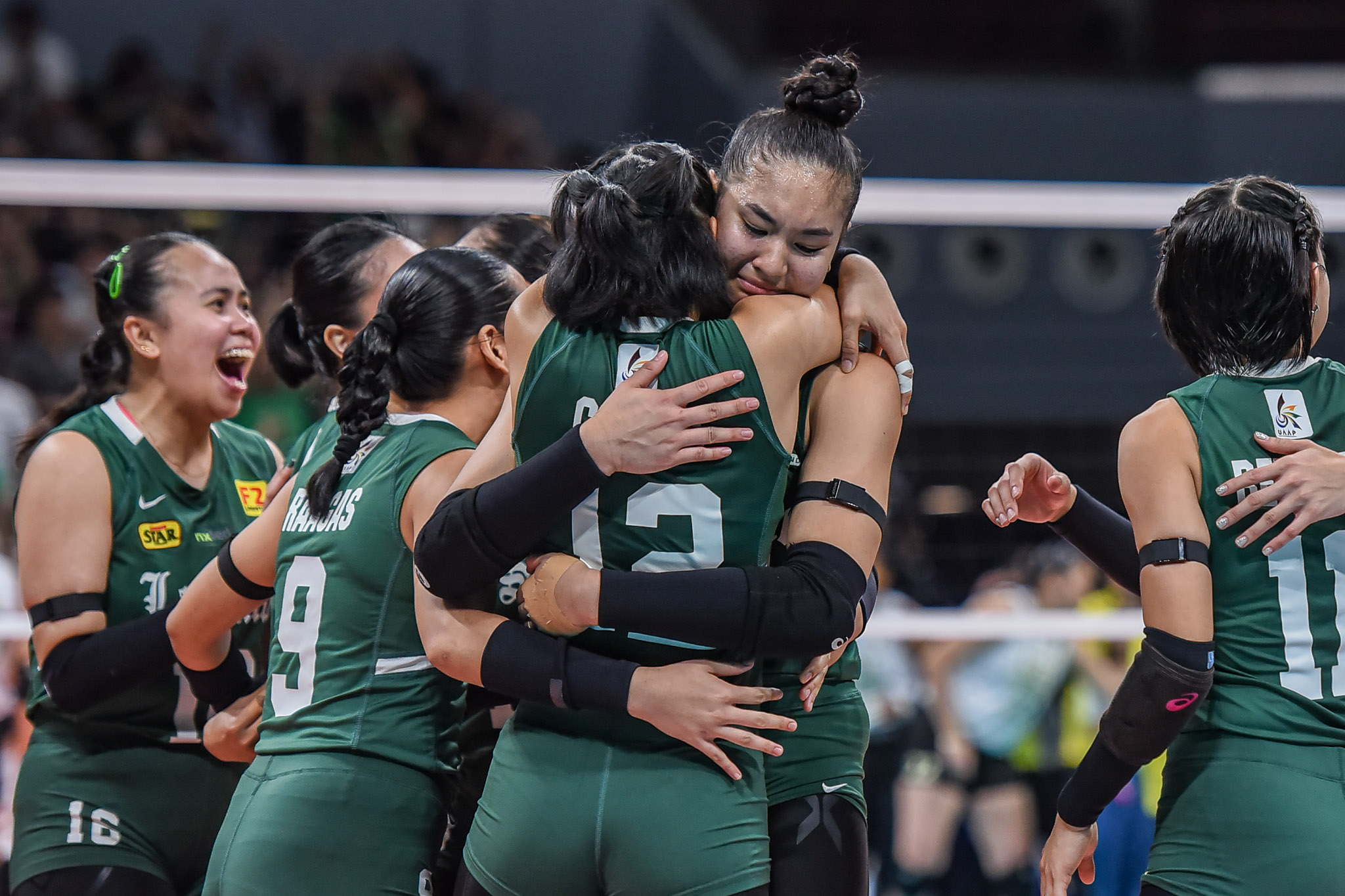 UAAP-87-WVB-DLSU-vs.-UST-Shevana-Laput-3558 NU-UST, DLSU-FEU clash headline UAAP Collegiate Volleyball opening weekend ADMU AdU DLSU FEU News NU UAAP UE UP UST Volleyball - philippine sports news