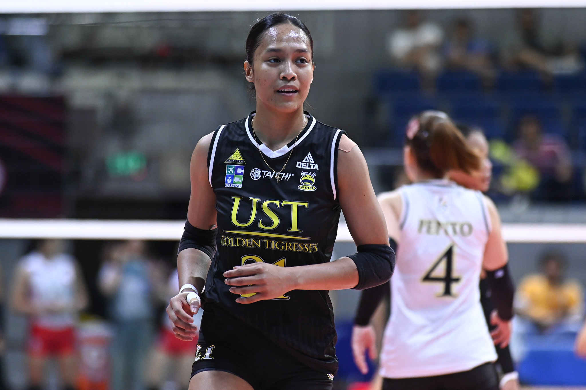 UAAP-87-WVB-UE-vs.-UST-Kyla-Cordora-0913 UST dominates UE, boots out Adamson from UAAP women's volleyball playoff race News UAAP UE UST Volleyball - philippine sports news