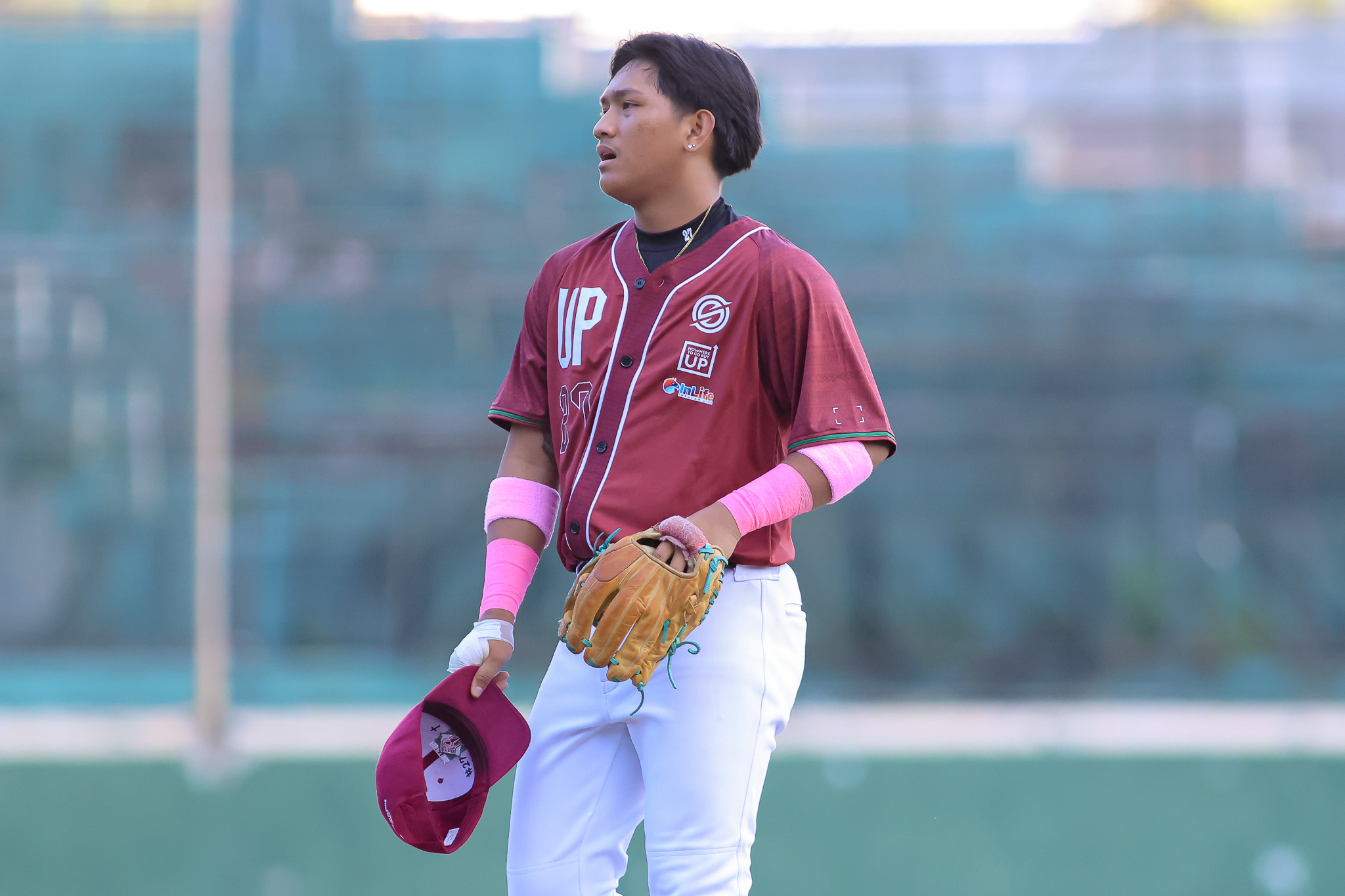 UAAP-S87-BASEBALL-DLSU-vs-UP-Aaron-Nicha-9539 La Salle bounces back in UAAP baseball as Peter Nonaillada capitalizes on hit by pitch Baseball DLSU News UAAP UP - philippine sports news