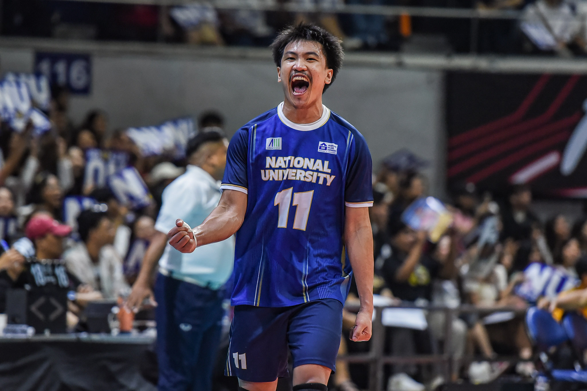 UAAP-87-MVB-NU-vs.-UST-Jade-Disquitado-4059 NU books 10th straight UAAP men's volleyball finals appearance, ousts UST News NU UAAP UST Volleyball - philippine sports news