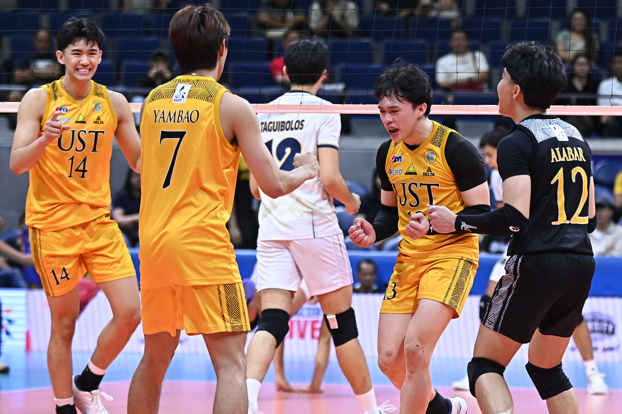 UAAP-87-MVB-NU-vs.-UST-Josh-Ybanez-7068 Gboy de Vega sparks UST upset over NU to force UAAP men's volleyball final four decider News NU UAAP UST Volleyball - philippine sports news