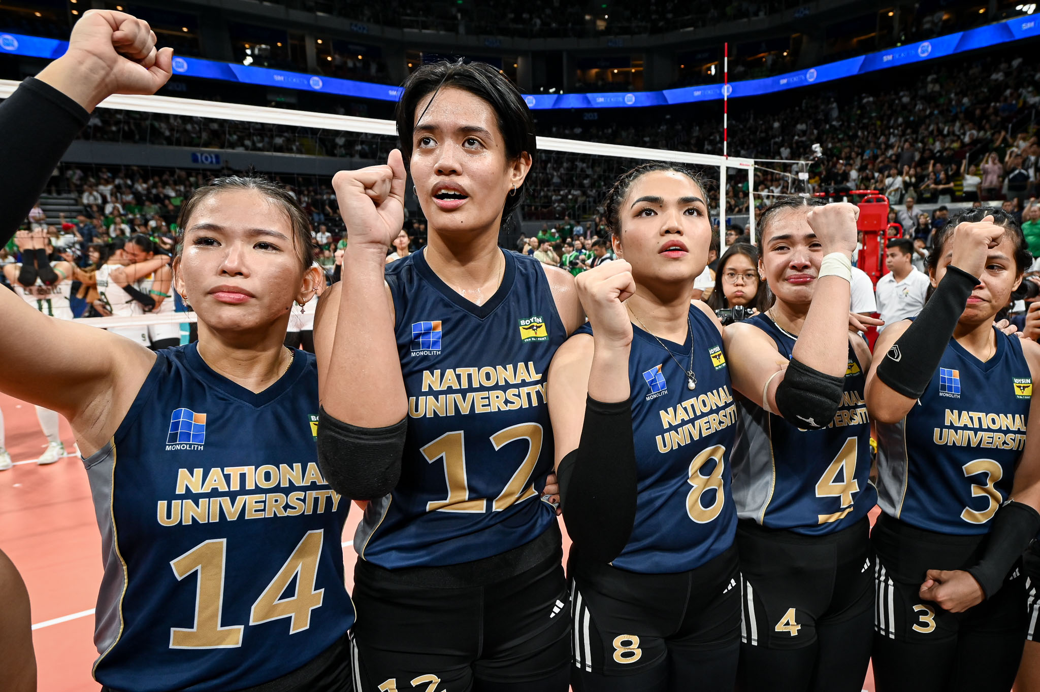 UAAP-87-WVB-Finals-G2-DLSU-vs.-NU-Erin-Pangilinan-Alyssa-Solomon-Sheena-Toring-Mhicaela-Belen-5824 The Year That Was: The UAAP's Bullpups era nears its end Bandwagon Wire Basketball DLSU NU UAAP UP Volleyball - philippine sports news