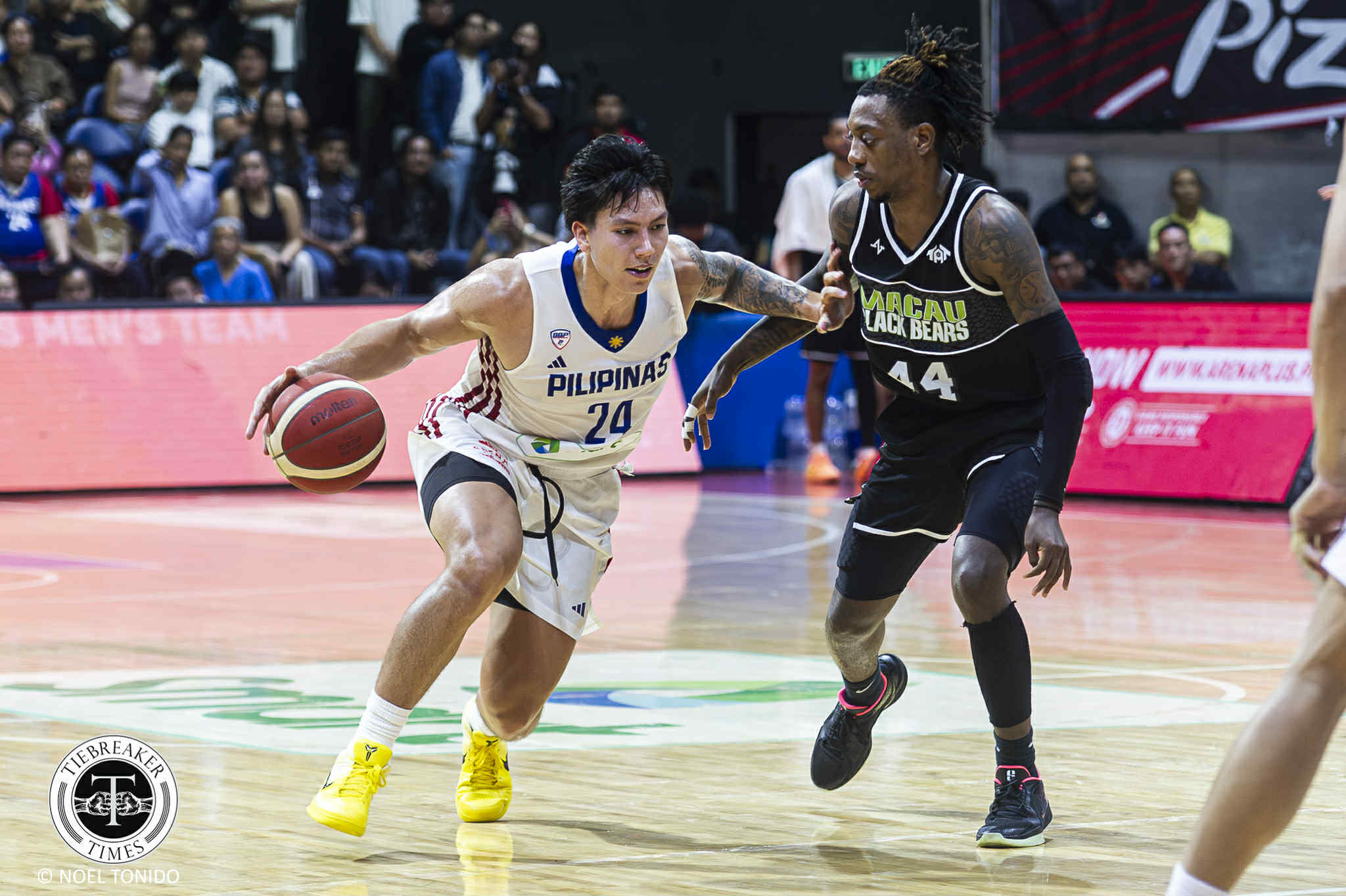 Gilas-vs-Macau-Dwight-Ramos Gilas Men stage comeback to top Macau in send-off to Asia Cup game Basketball Gilas Pilipinas News - philippine sports news