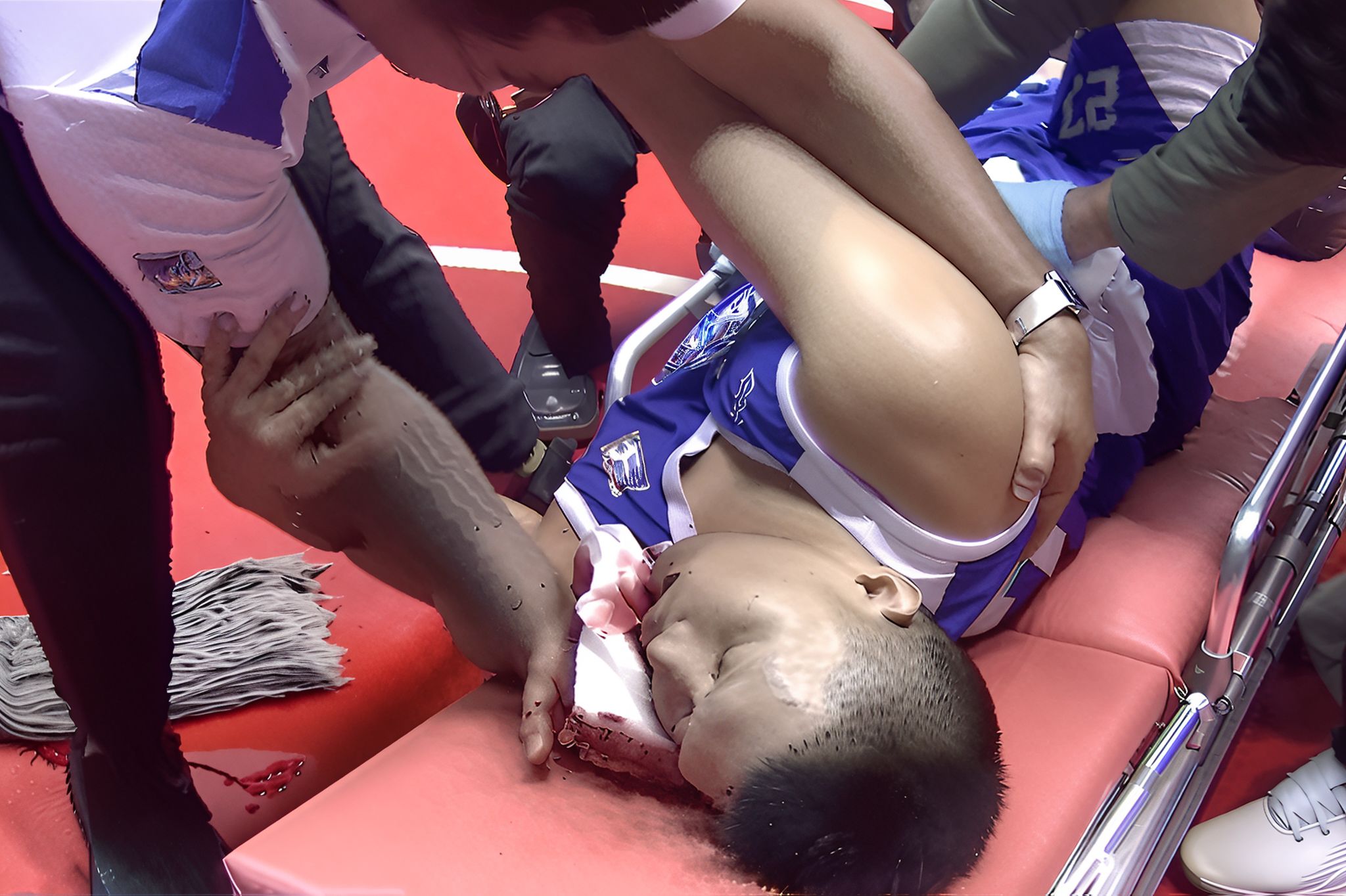 2025-MPBL-Mindoro-vs-Gen-San-Jonas-Tibayan-1 MPBL bans Michole Sorela for life, fines P200K for punch on Jonas Tibayan Basketball MPBL News - philippine sports news