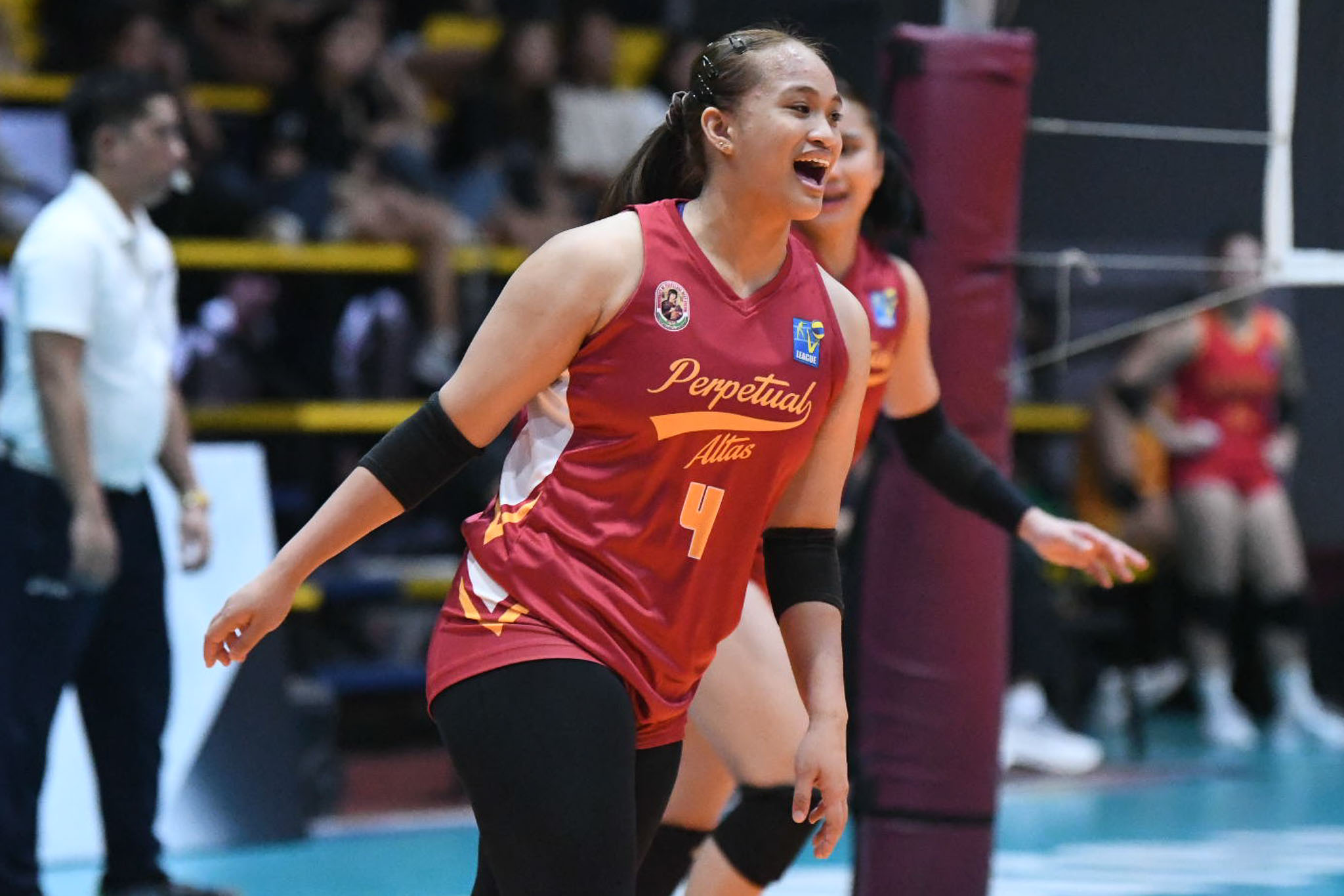 V-League-2025-Lady-Cardinals-vs-Lady-Altas-Shaila-Omipon Benilde shocks Ateneo in 3, claims third straight win in V-League ADMU CSB MIT News UPHSD V-League Volleyball - philippine sports news