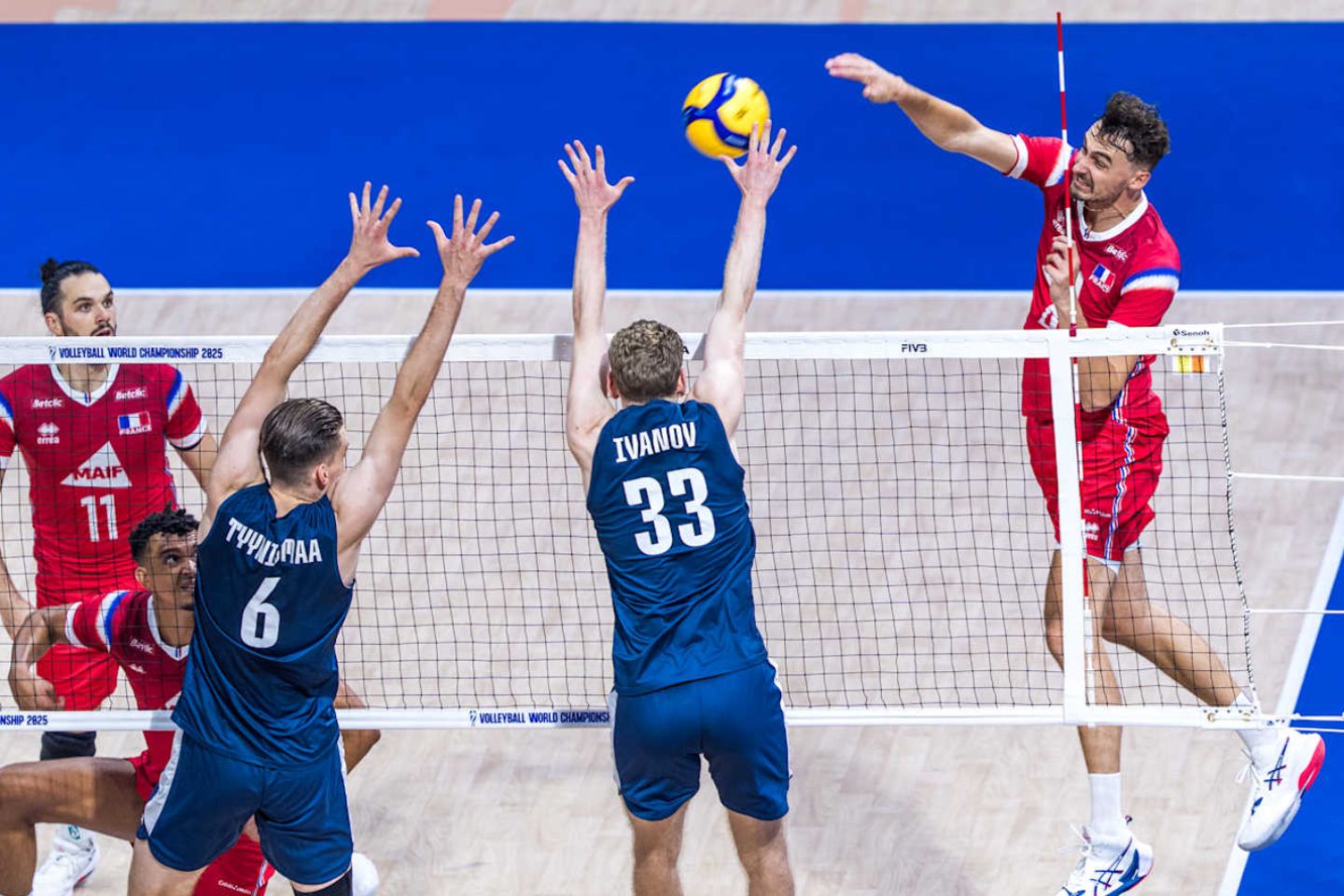 2025-FIVB-MWCH-France-vs-Finland-Jean-Patry Finland topples Olympic champion France in Men's World Championship thriller 2025 FIVB World Men’s Championship News Volleyball - philippine sports news