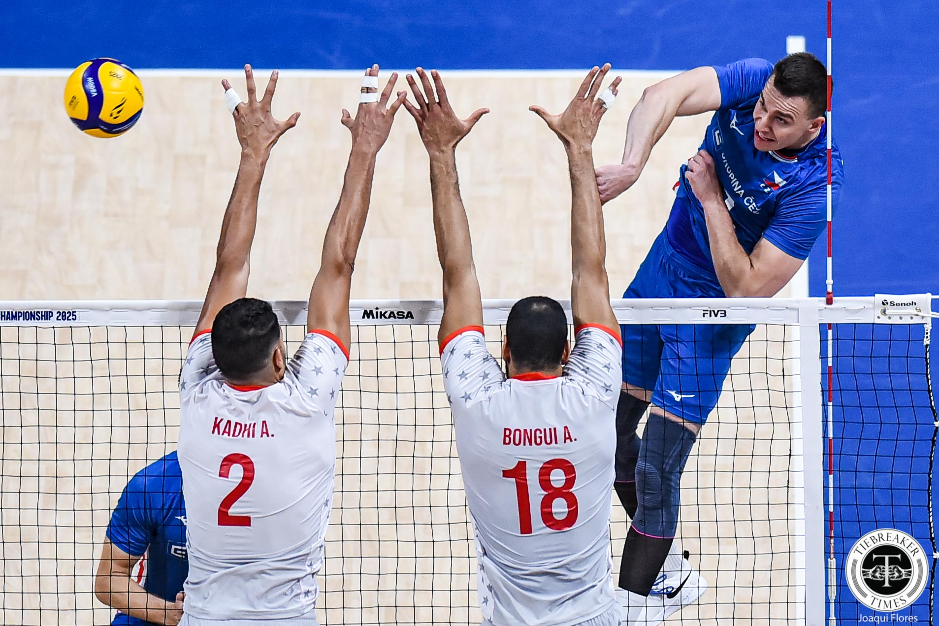 FIVB-MWCH-Czechia-vs.-Tunisia-Lukas-Vasina-8652 Czechia secures first-ever MWCH quarterfinal spot, ends Tunisia’s run 2025 FIVB World Men’s Championship News Volleyball - philippine sports news
