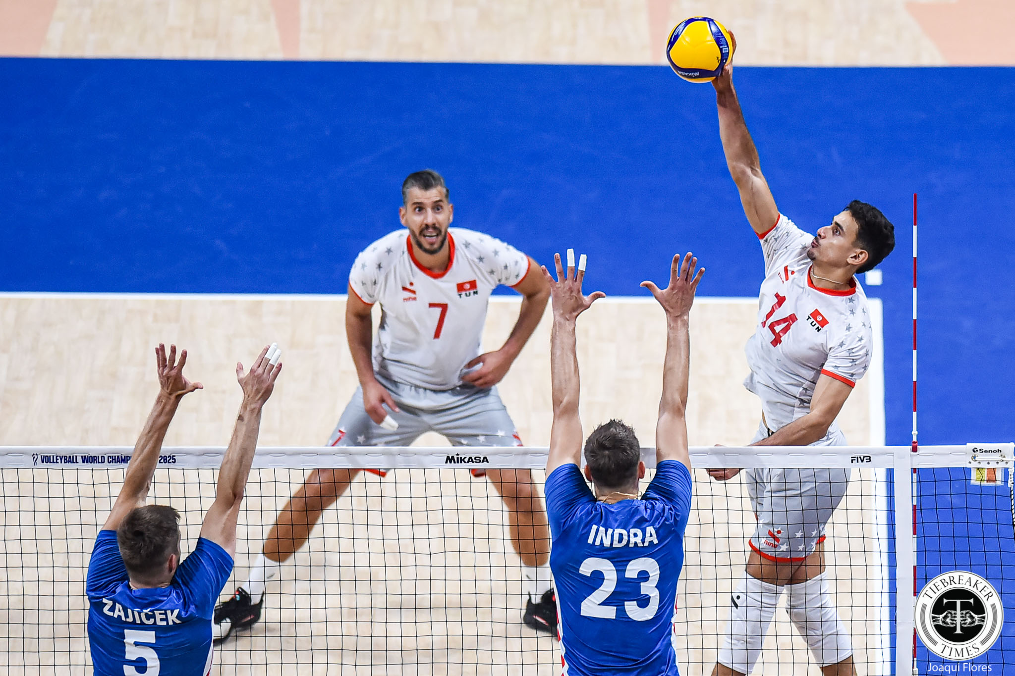 FIVB-MWCH-Czechia-vs.-Tunisia-Oussamma-Romdhane-8467 Czechia secures first-ever MWCH quarterfinal spot, ends Tunisia’s run 2025 FIVB World Men’s Championship News Volleyball - philippine sports news
