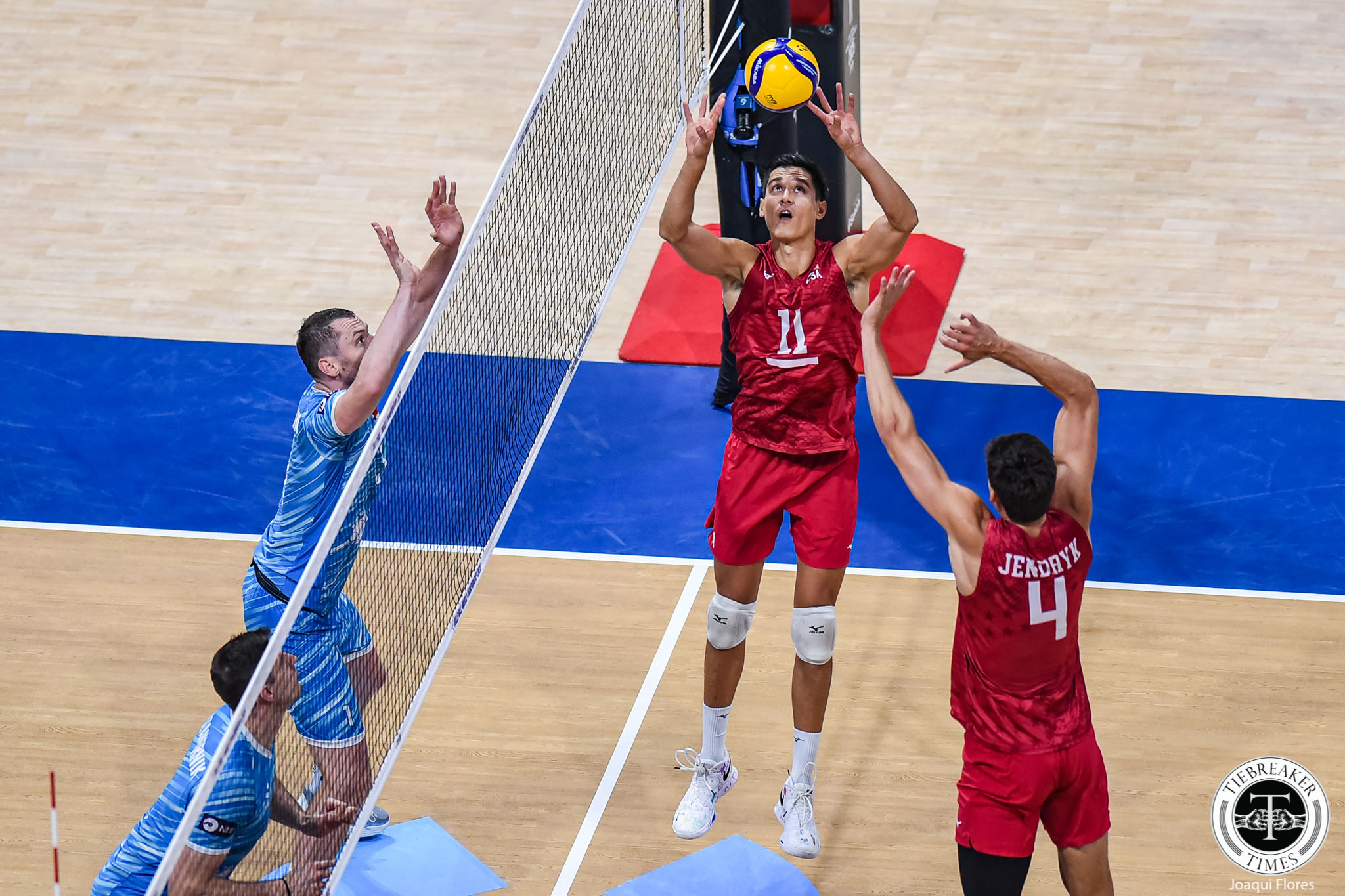 FIVB-MWCH-USA-vs.-Slovenia-Micah-Christenson-7741 USA rebounds to crush Slovenia, sets up MWCH QF showdown with Bulgaria 2025 FIVB World Men’s Championship News Volleyball - philippine sports news