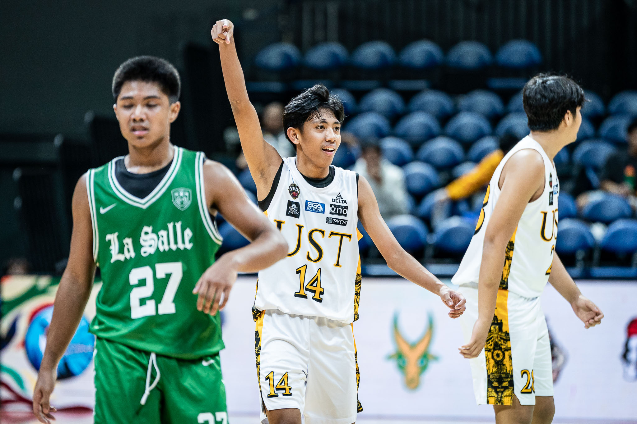 UAAP-S88-U16-Basketball-CJ-Tabbuga-07530 NUNS, UST stay unbeaten in UAAP Juniors Basketball Basketball DLSU FEU News NU UAAP UST - philippine sports news