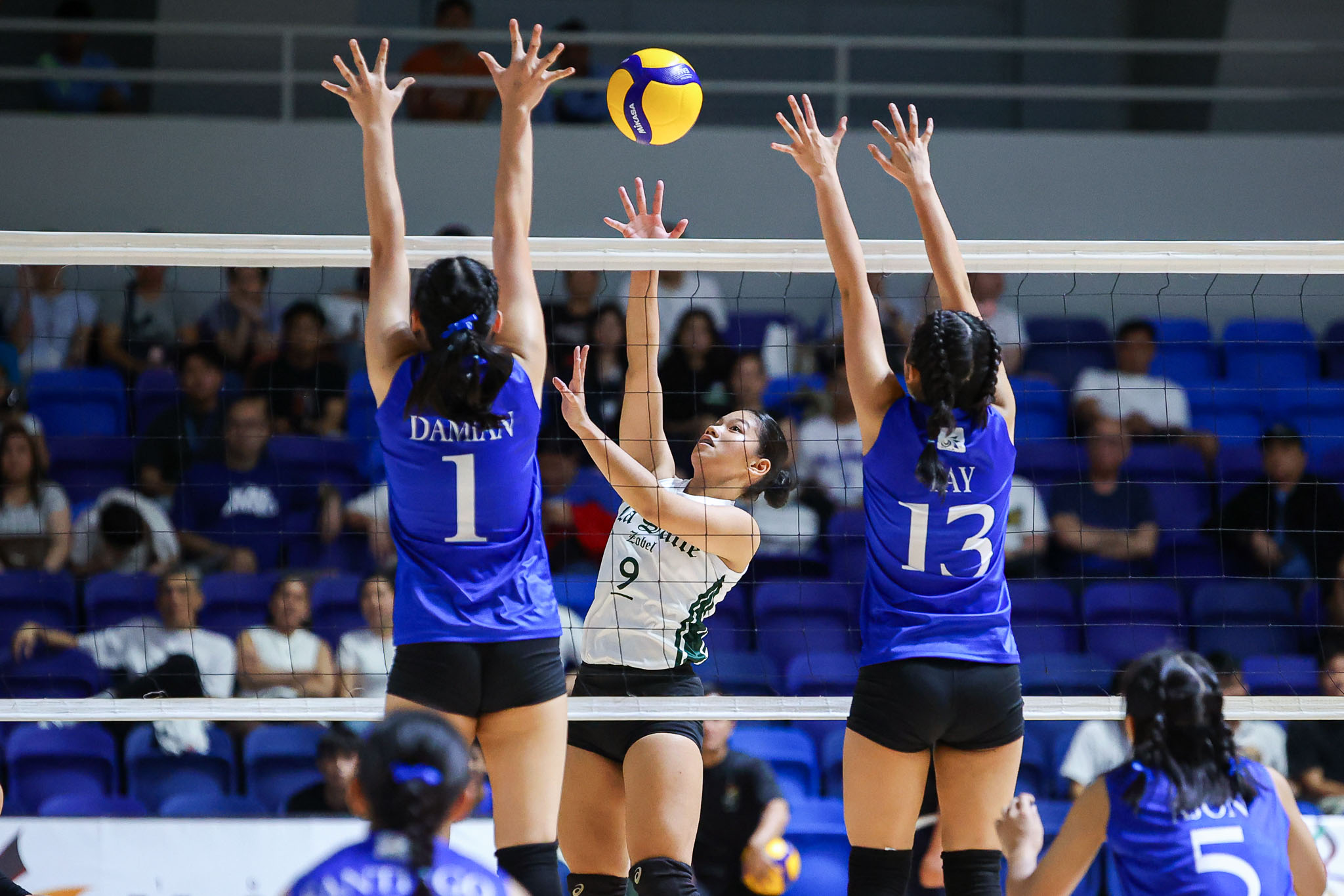 UAAP-Season-88-Girls-HSVB-DLSZ-vs-Ateneo-Aislinn-Alemana-8392 NUNS overcomes UST in 4 to open UAAP Girls' Volleyball title defense ADMU AdU DLSU FEU News NU UAAP UE UP UST Volleyball - philippine sports news