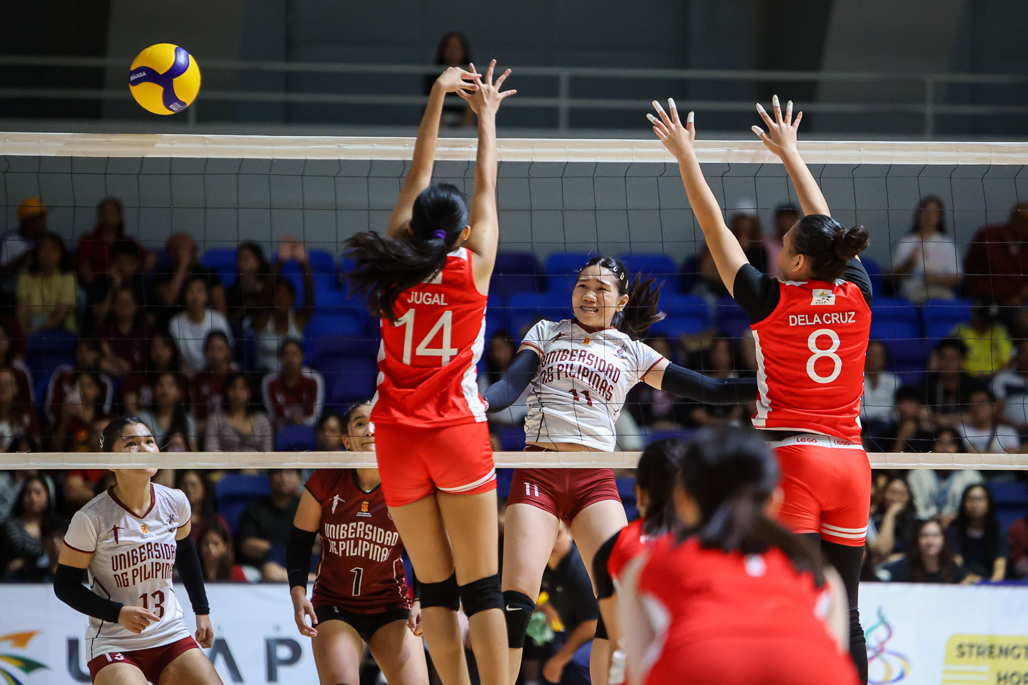 UAAP-Season-88-Girls-HSVB-UPIS-vs-UE-Nina-Abad-5825 NUNS overcomes UST in 4 to open UAAP Girls' Volleyball title defense ADMU AdU DLSU FEU News NU UAAP UE UP UST Volleyball - philippine sports news