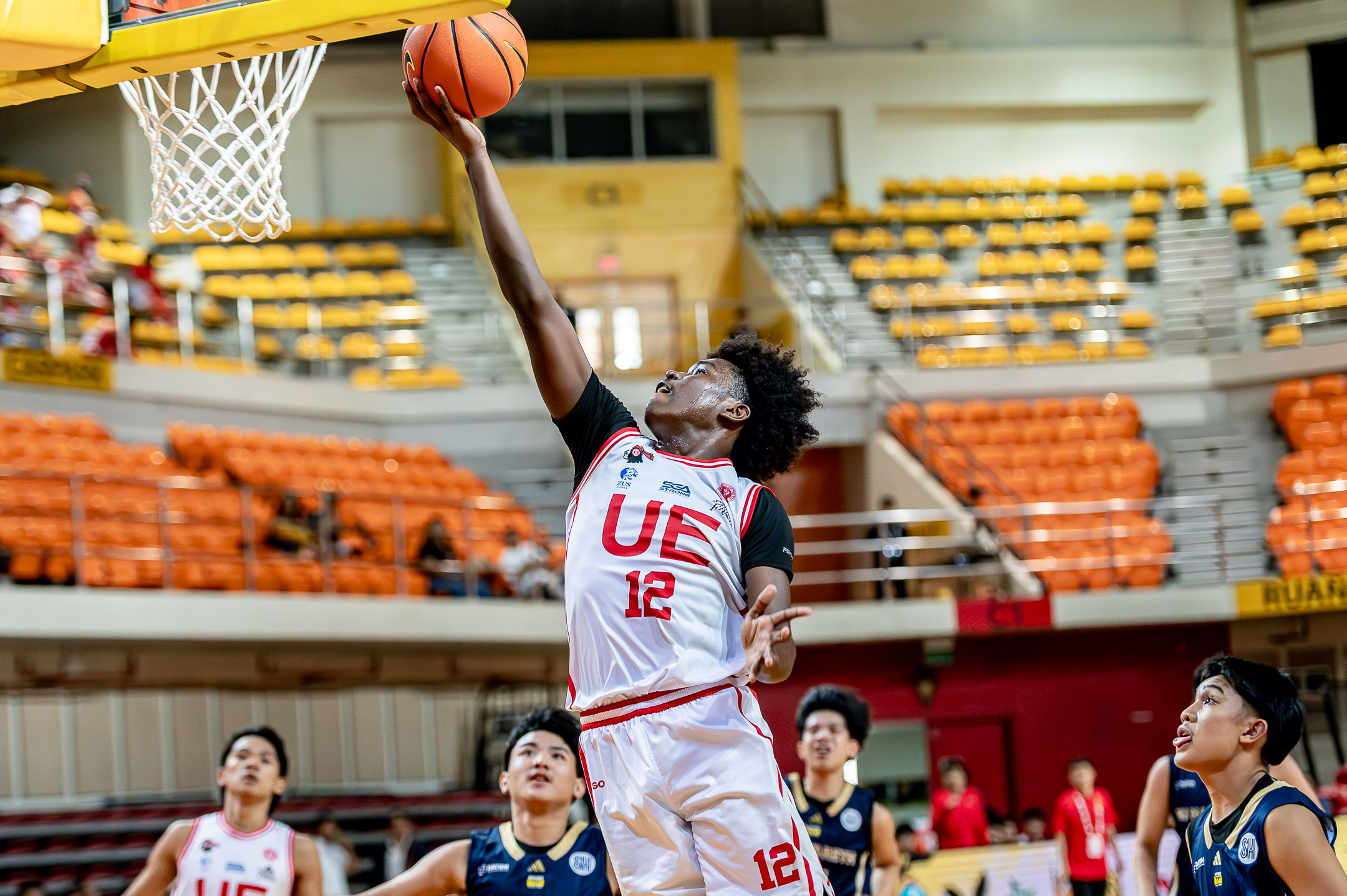 UAAP88-JHS-BB-UE-vs-NUNS-Goodluck-Okebata-34 Diakite dominates as NUNS routs UAAP Juniors Basketball champ UE Basketball News NU UAAP UE UP UST - philippine sports news