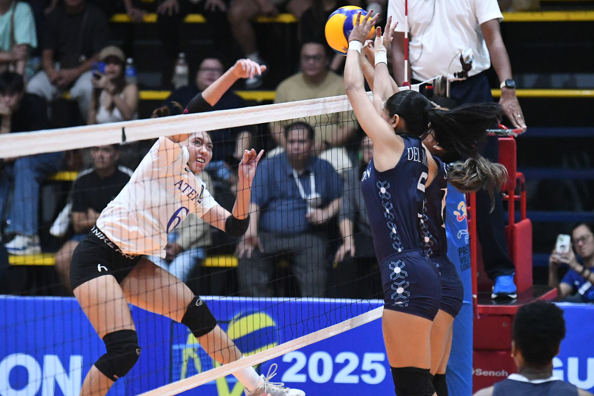 V-League-2025-Ateneo-Blue-Eagles-vs-Adamson-Lady-Falcons-Zey-Pacia-3 Adamson completes perfect elims sweep, eliminates Ateneo ADMU AdU AU CSJL News V-League Volleyball - philippine sports news