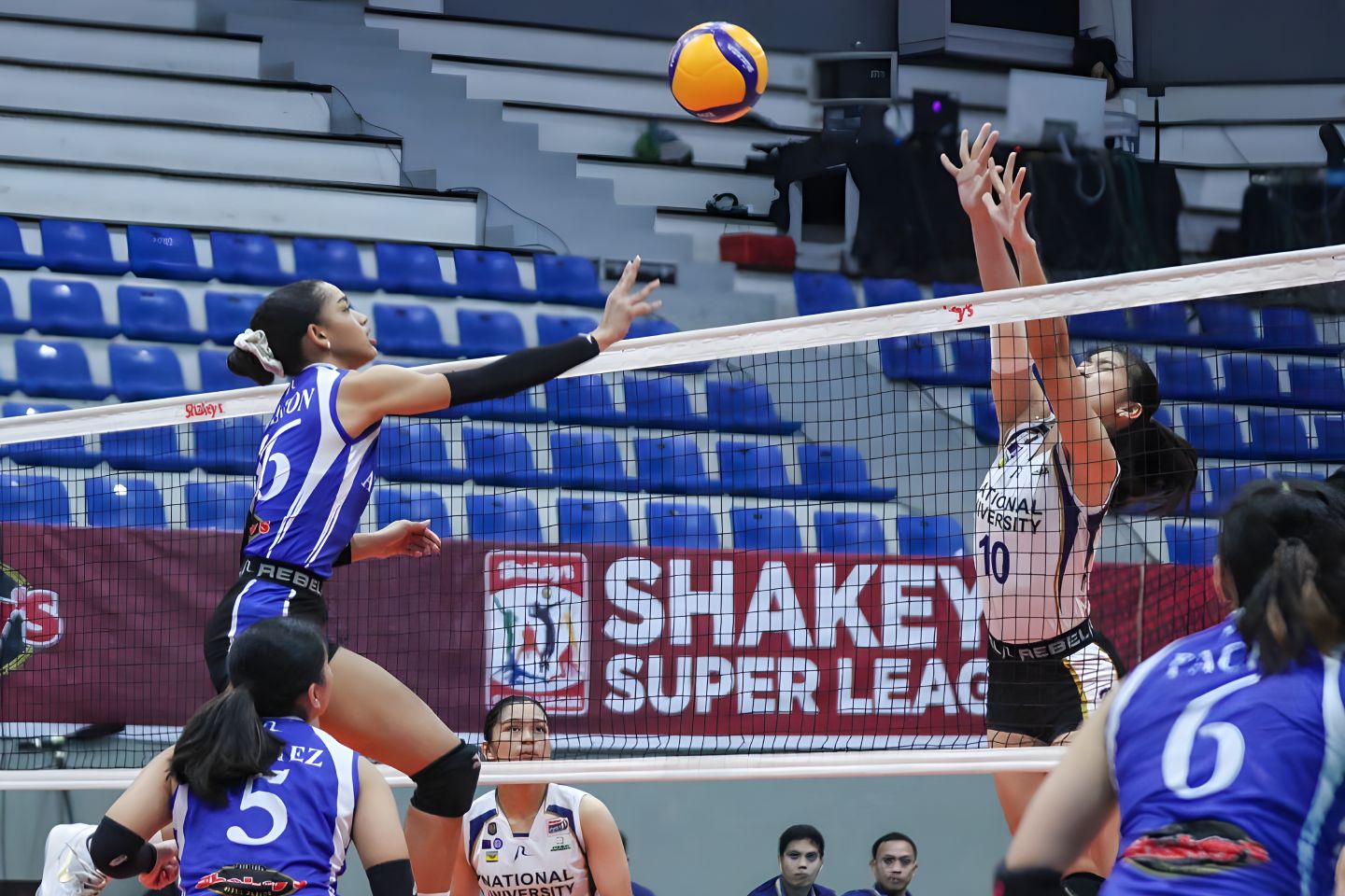 2025-SSL-Ateneo-vs-NU-Dona-Mae-De-Leon NU, Adamson secure twice-to-beat edge in SSL ADMU AdU News NU PSL UP Volleyball - philippine sports news