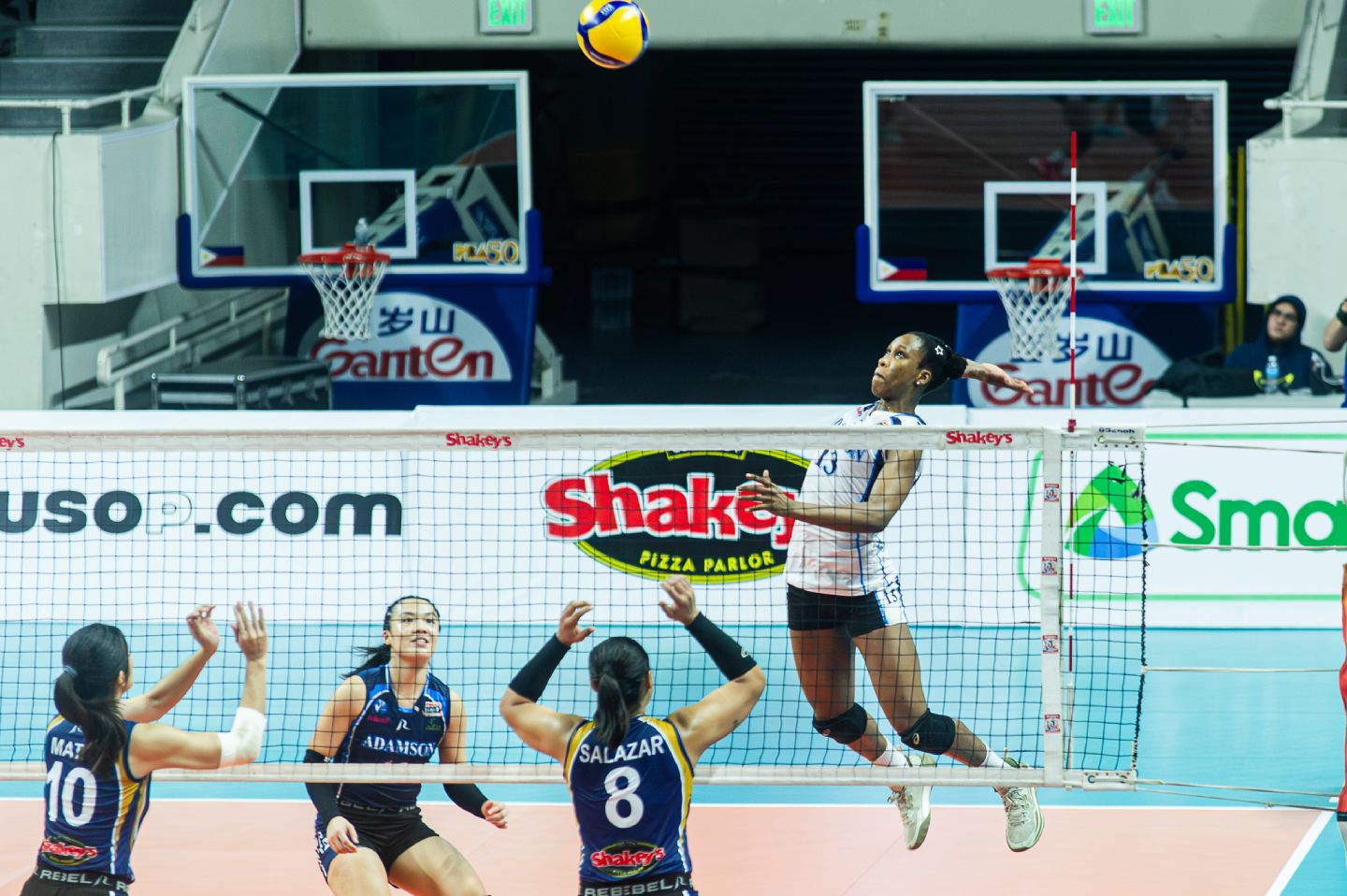 2025-SSL-NU-vs-ADU-Frances-Mordi NU survives Adamson in five-setter to open SSL round 2 AdU CSB News NU PSL SBC Volleyball - philippine sports news