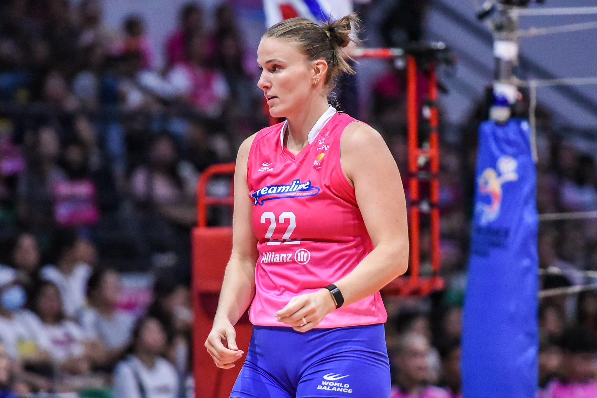 PVL-RC-25-Creamline-vs.-Akari-Courtney-Schwan-2559 Akari seizes second chance, topples Creamline in PVL opener News PVL Volleyball - philippine sports news