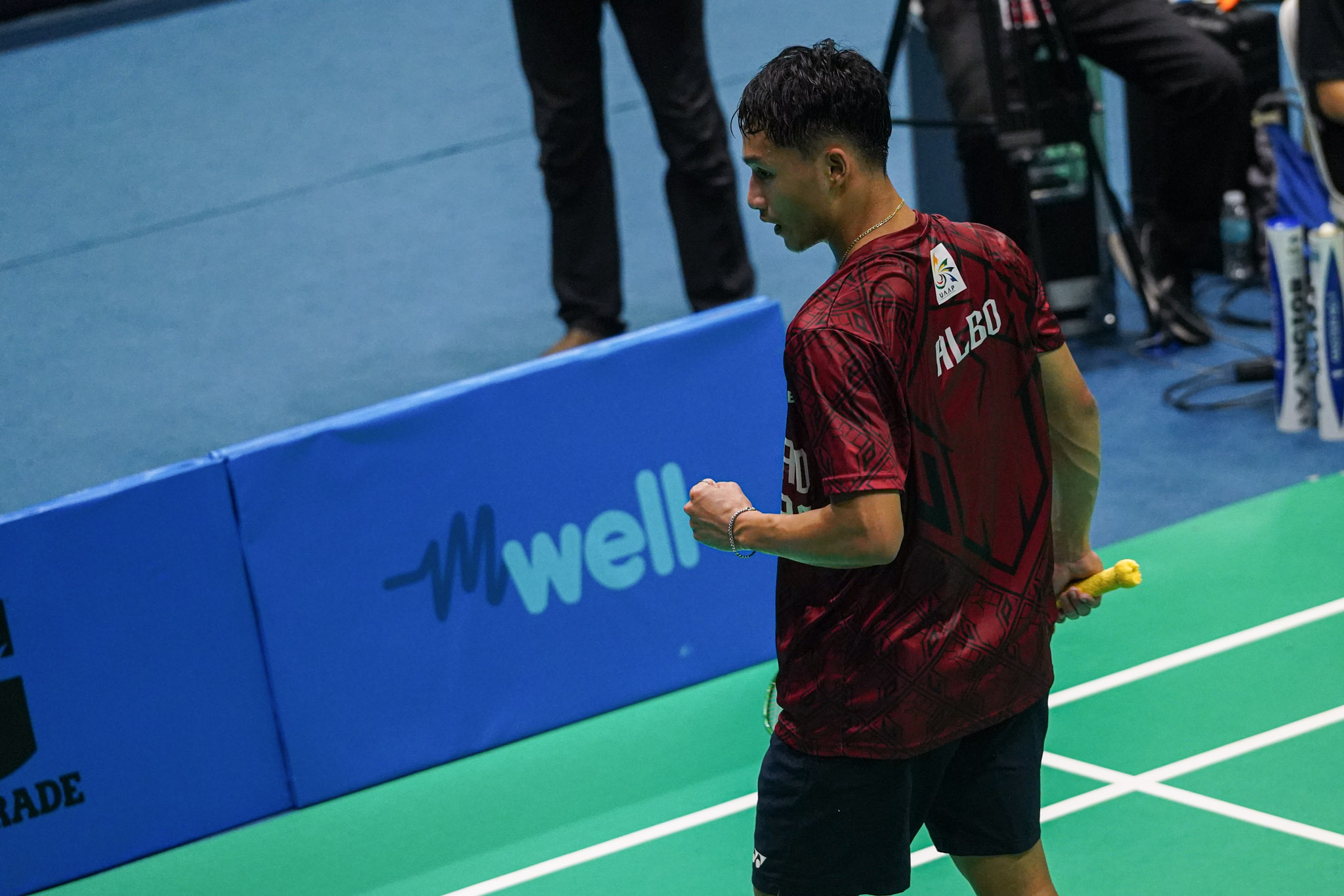 UAAP-88-Badminton-Mens-UP-vs-NU_ALBO-Jewel-Angelo-08421 UP dethrones NU, sets first-ever UAAP Men's Badminton Final clash vs Ateneo ADMU Badminton DLSU News NU UAAP UP - philippine sports news