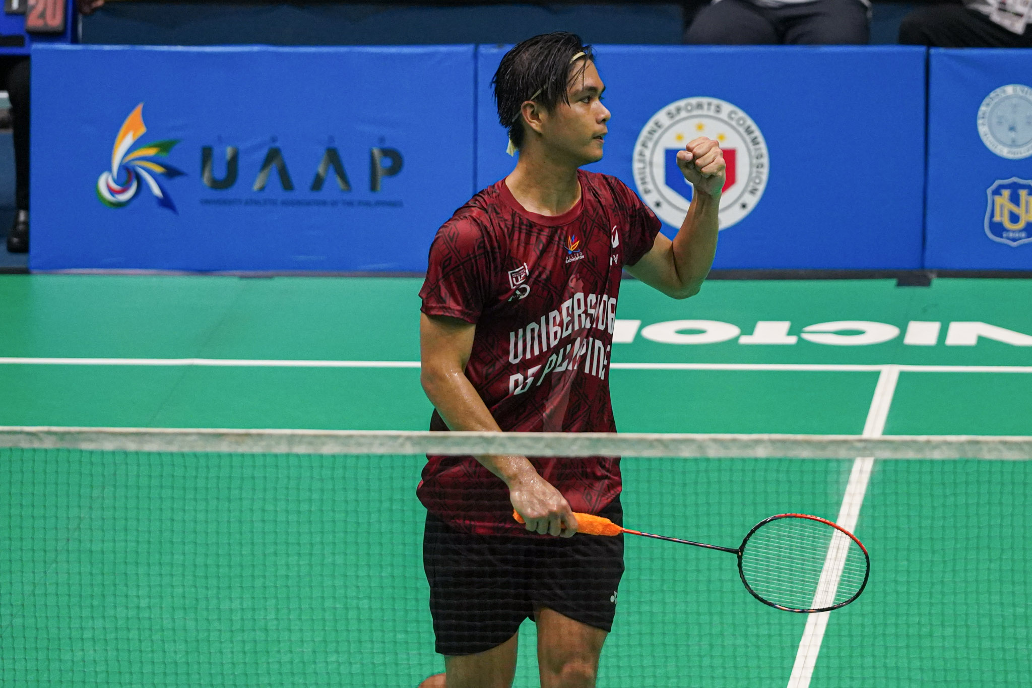 UAAP-88-Badminton-Mens-UP-vs-NU_LLANES-Kervin-08720 UP dethrones NU, sets first-ever UAAP Men's Badminton Final clash vs Ateneo ADMU Badminton DLSU News NU UAAP UP - philippine sports news