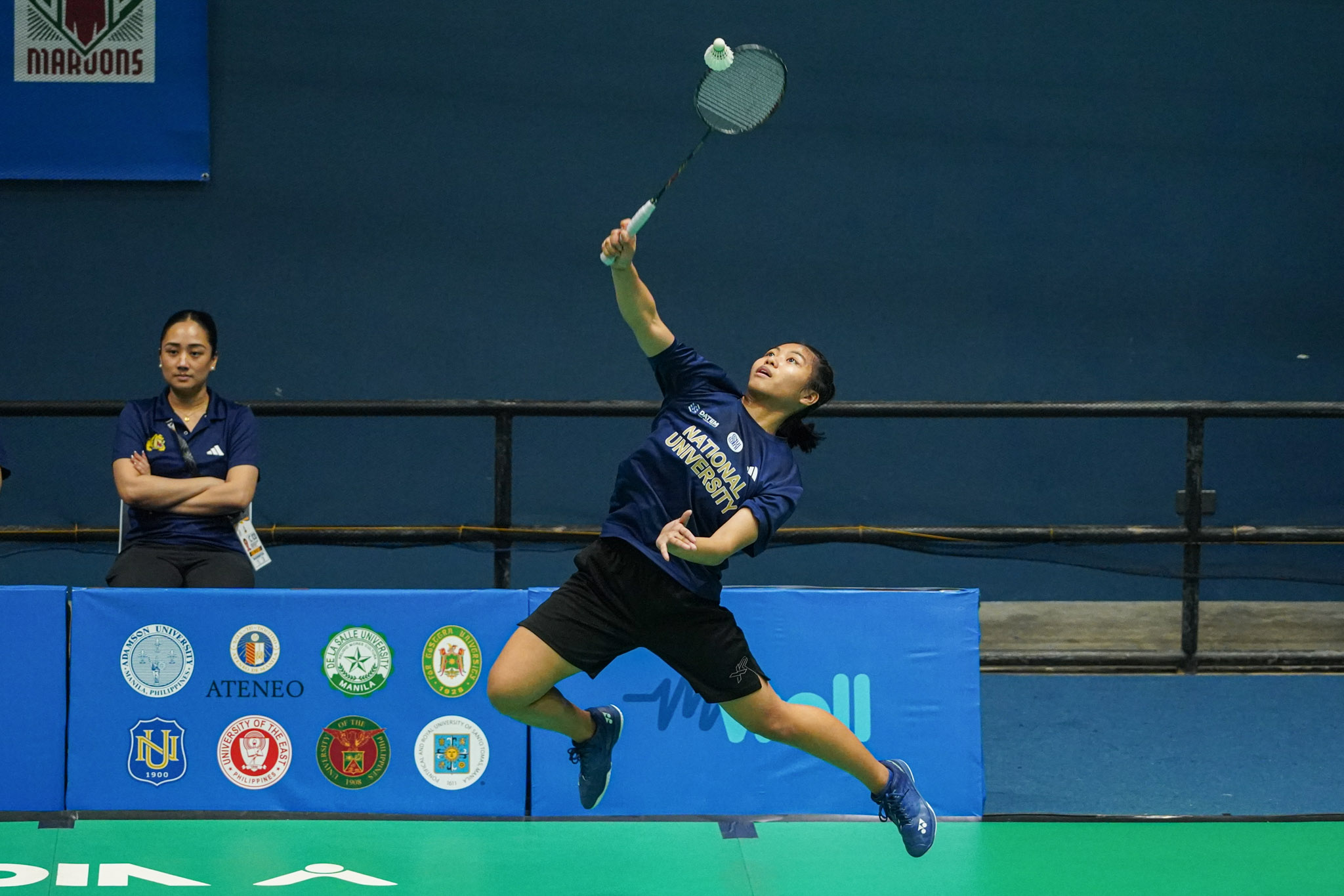 UAAP-88-Badminton-Womens-UP-vs-NU_AMORA-Ysabel-Aurora-09713 NU dethrones UP, secures first-ever UAAP Women’s Badminton Finals berth against Ateneo ADMU Badminton News NU UAAP UP UST - philippine sports news