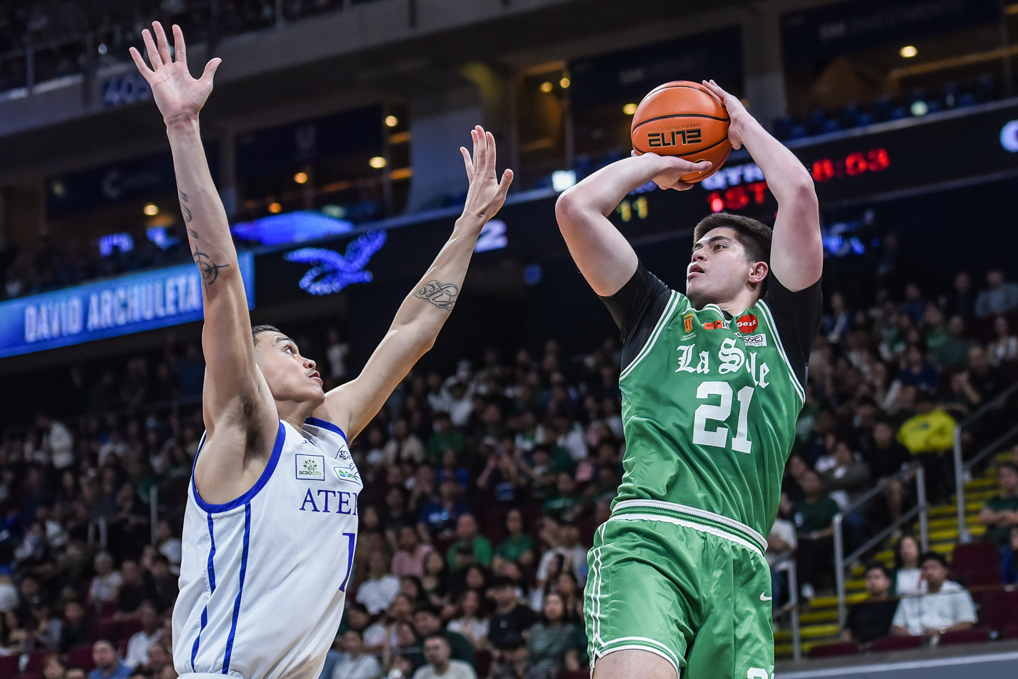 UAAP-88-MBB-DLSU-vs.-ADMU-Mason-Amos-3516 Mason Amos unfazed by jeers, focused on getting La Salle back on track Basketball DLSU News UAAP - philippine sports news