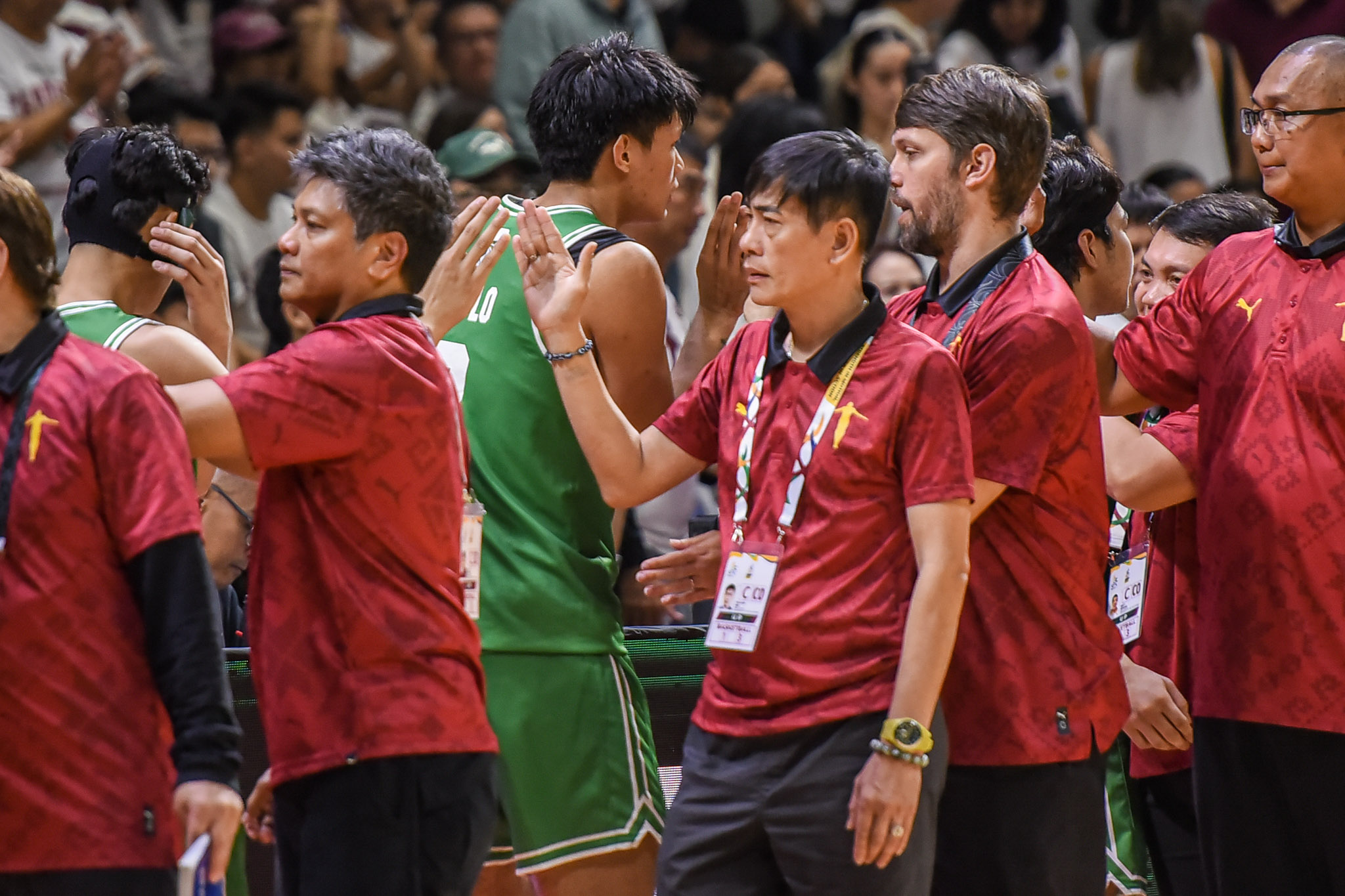 UAAP-88-MBB-DLSU-vs.-UP-Luis-Pablo-8131 Luis Pablo shows battle scars, says 'nothing personal' vs UP Basketball DLSU News UAAP - philippine sports news