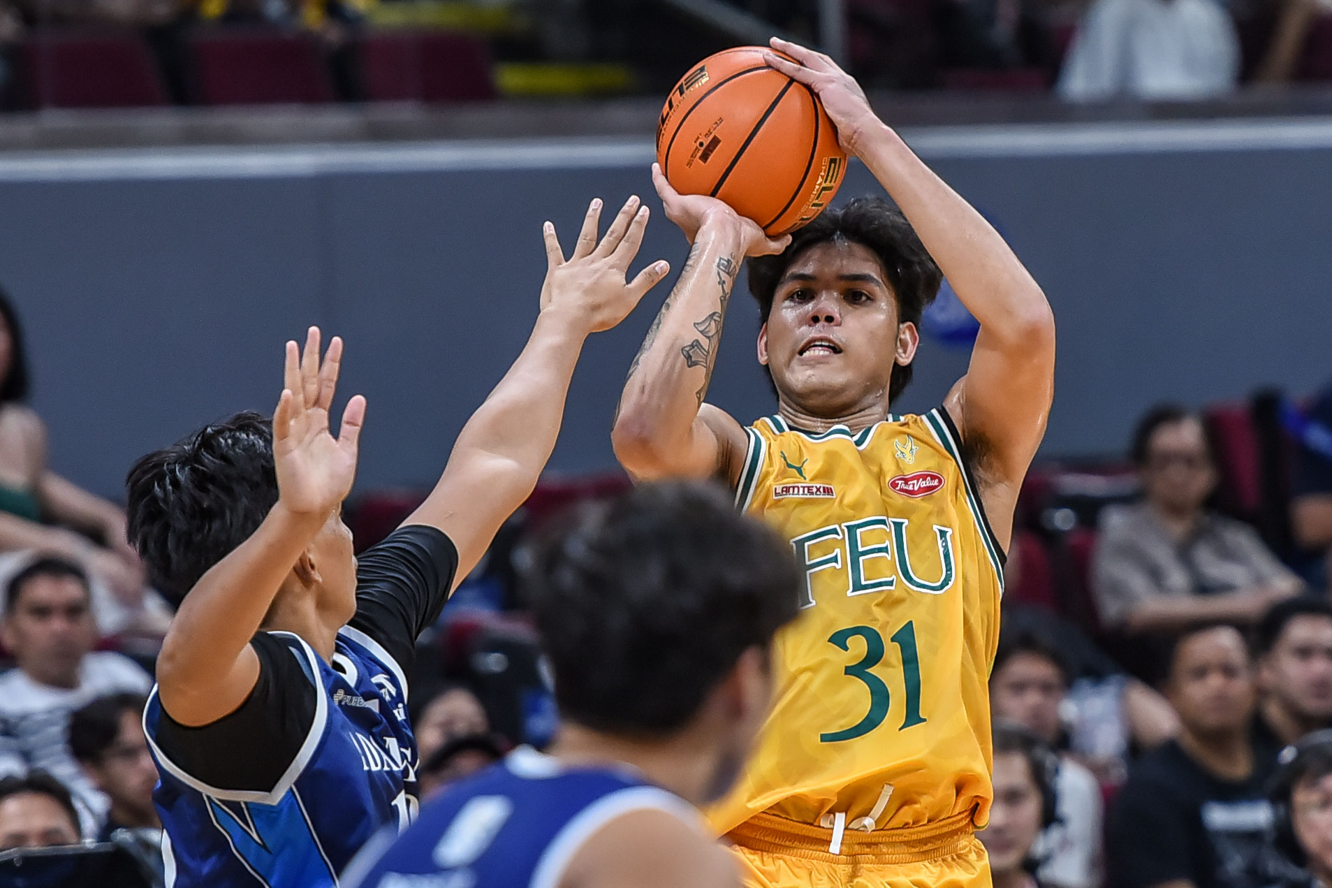 UAAP-88-MBB-FEU-vs.-ADU-Kirby-Mongcopa-2749 Allan Albano turns emotional watching Kirby Mongcopa’s return, JR Pasaol’s breakout AdU Basketball FEU News UAAP - philippine sports news