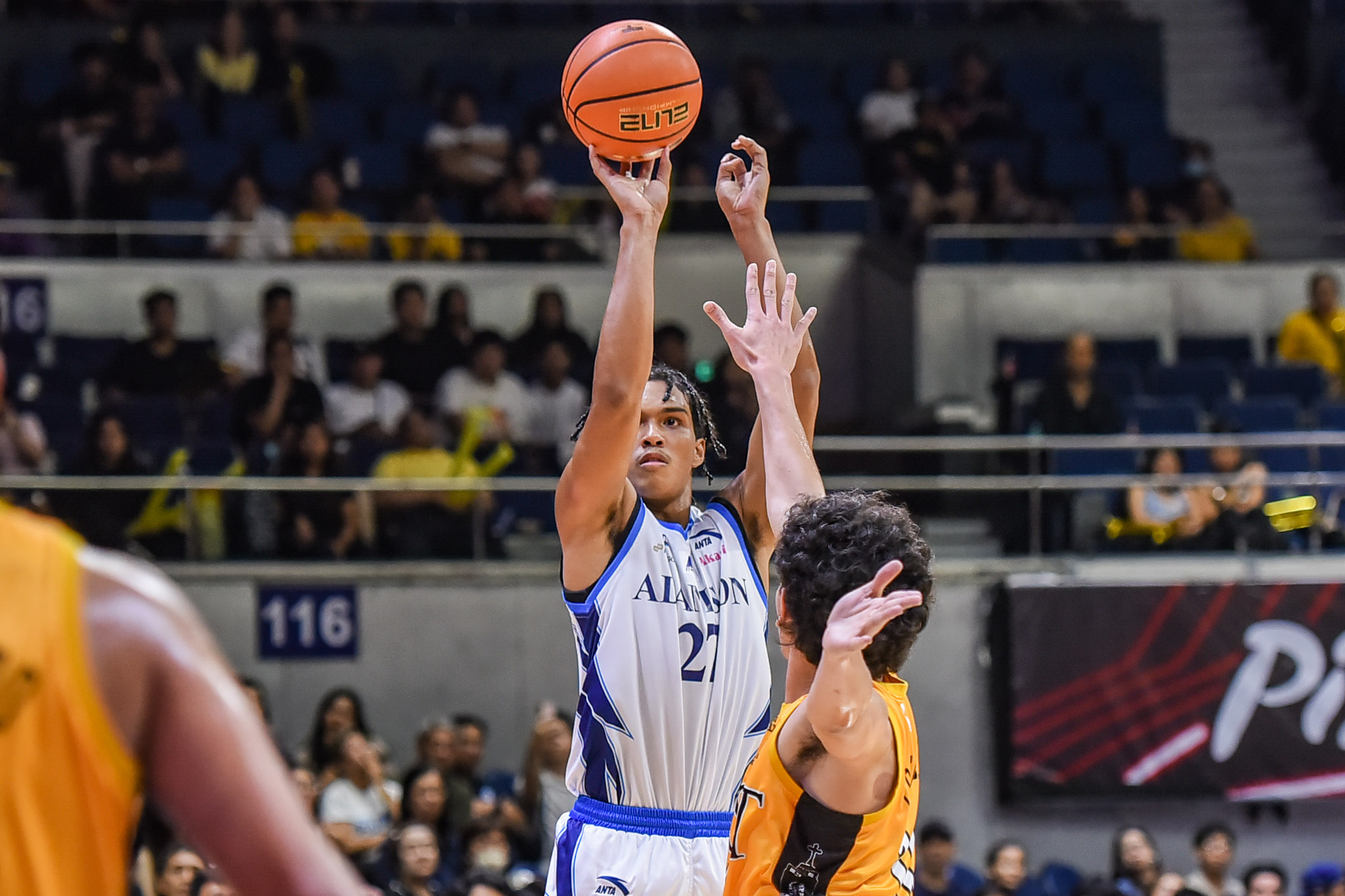 UAAP-88-MBB-UST-vs.-ADU-Anthony-Fransman-4853 AJ Fransman answers coaches’ call for consistency AdU Basketball News UAAP - philippine sports news