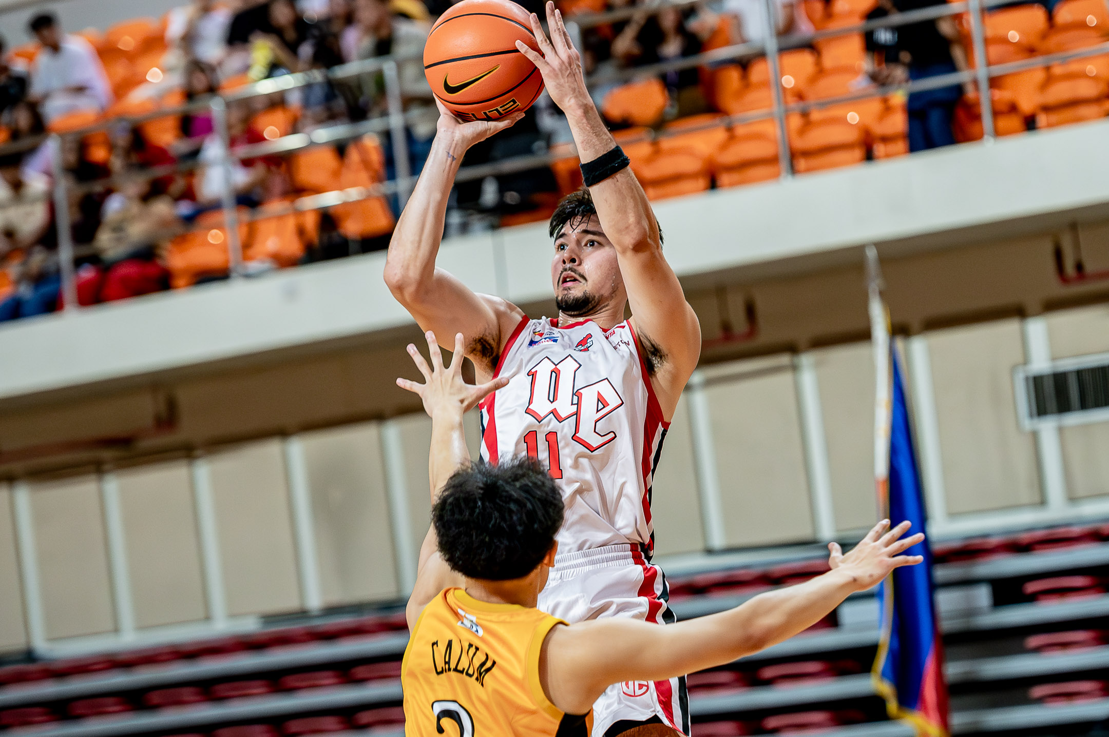 UAAP-S88-MBB-UE-vs.-UST-John-Abate-1400 Cabanero joins Biñan Tatak Gel; Manzano, Abate head to Quezon Basketball MPBL News - philippine sports news