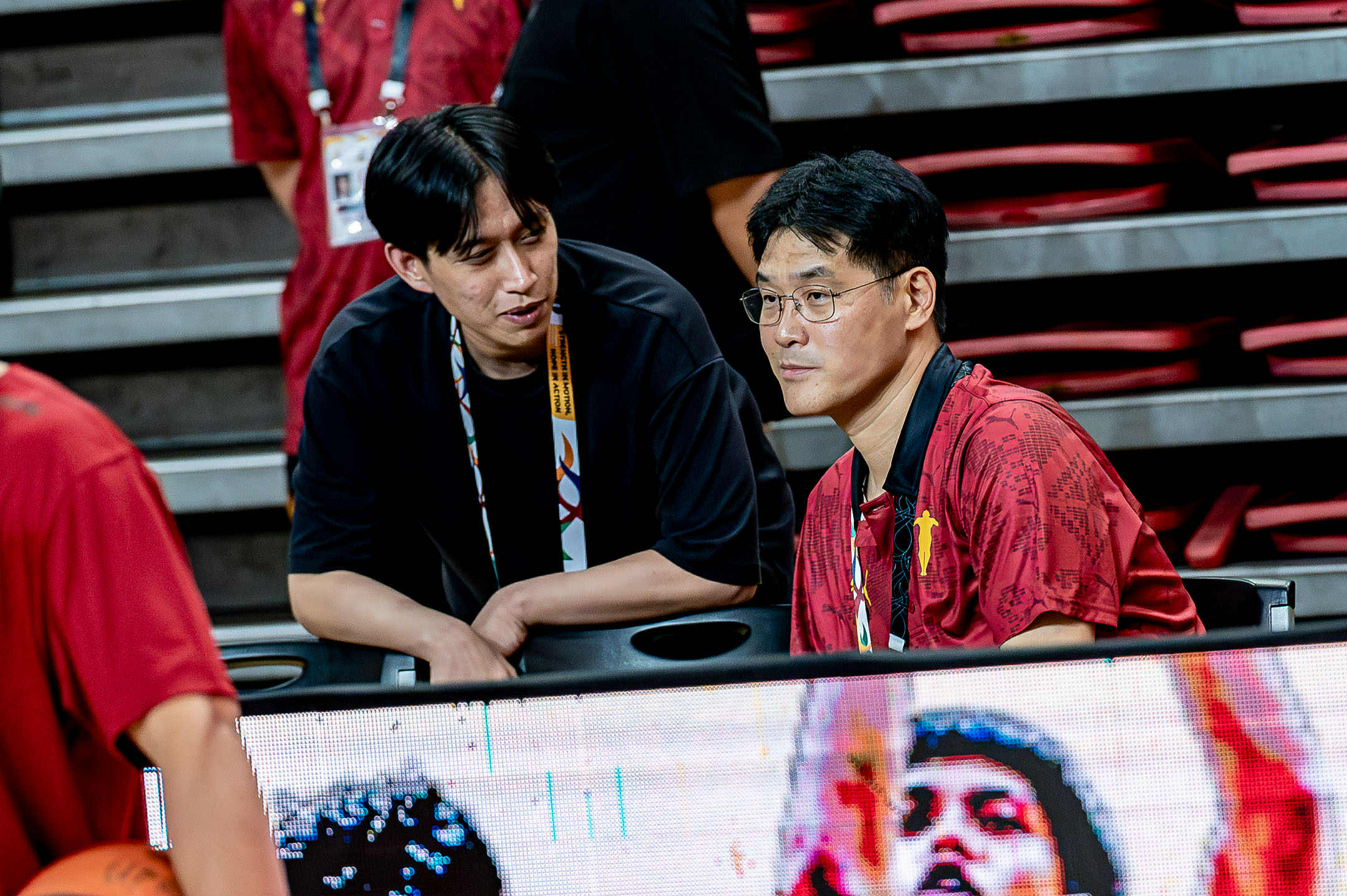 UAAP-S88-MBB-UP-vs.-NU-Cho-Donghyun-and-Tom-Chua Cho Donghyun amazed by Goldwin Monteverde’s system at UP Basketball News UAAP UP - philippine sports news