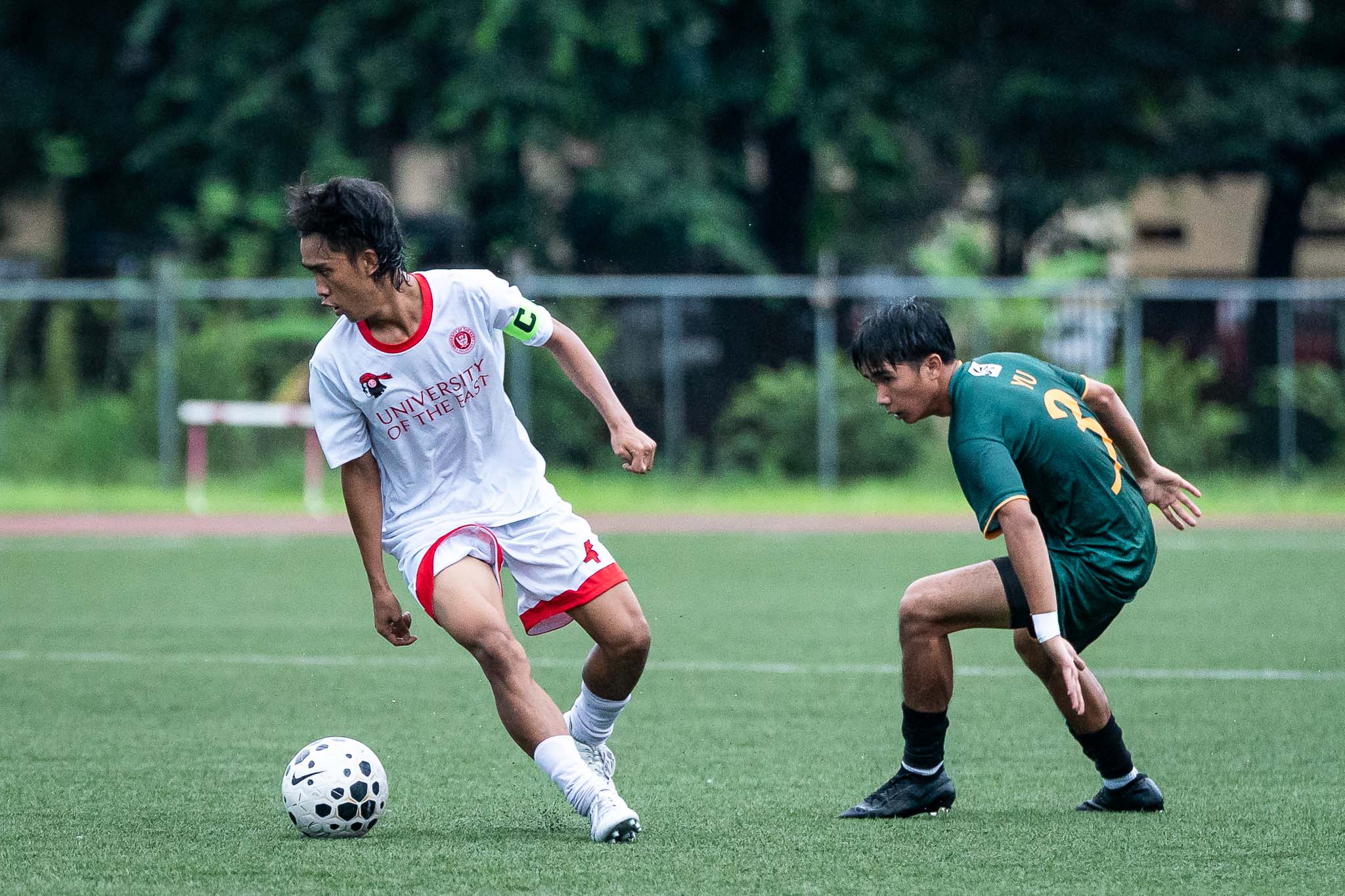 UAAP-S88-MFB-John-Magallon-08016 Jerby Anito sparks FEU to win over UE, forces triple tie on top of UAAP Men's Football table FEU Football News UAAP UE - philippine sports news