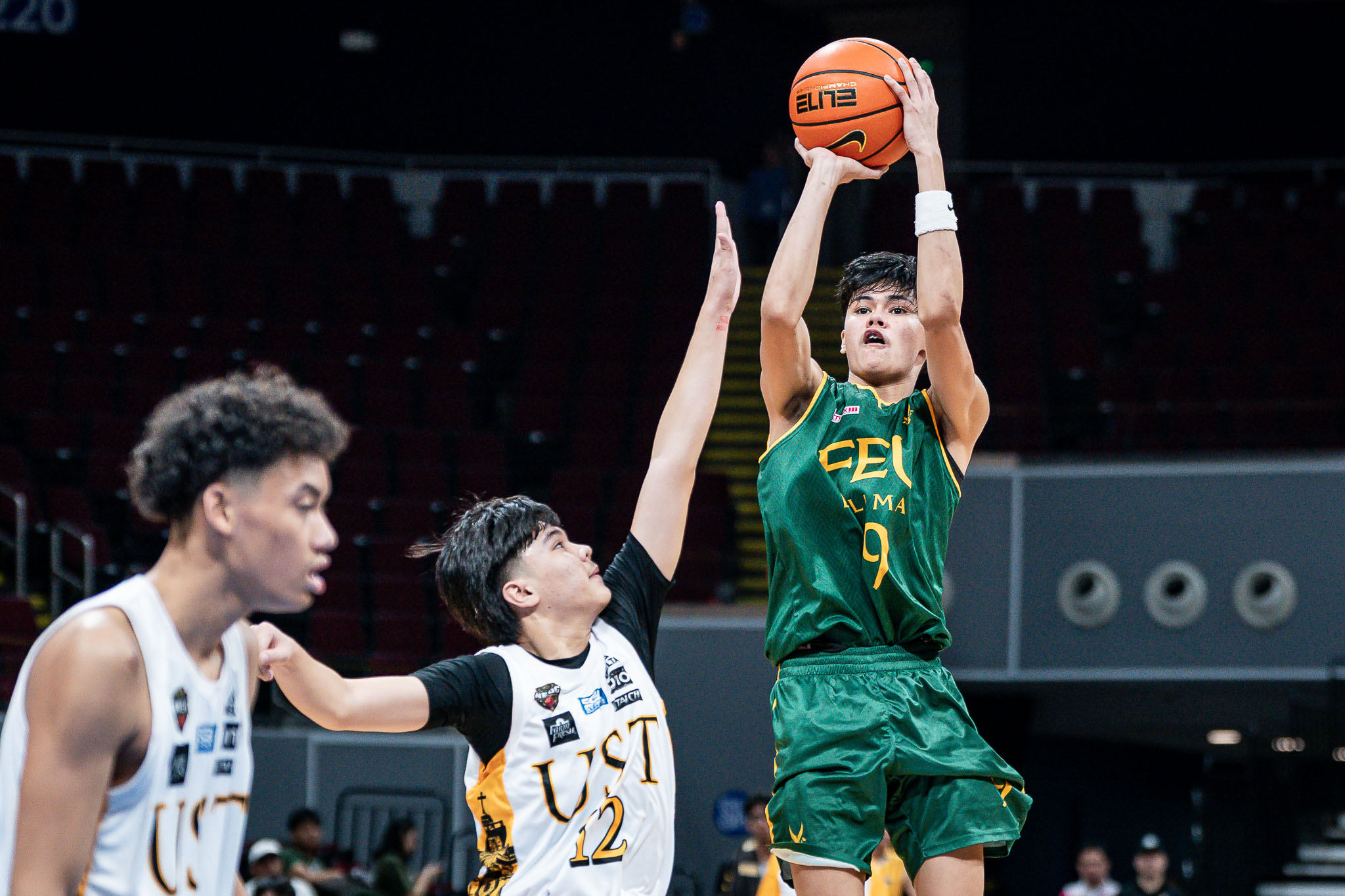 UAAP-S88-U16-Basketball-Dwyne-Enriquez-02457 Rowie Cabanero's triple-double powers UST past FEU-D, sparks 4-way tie for 2nd in UAAP Juniors Basketball Basketball DLSU FEU News UAAP UE UST - philippine sports news
