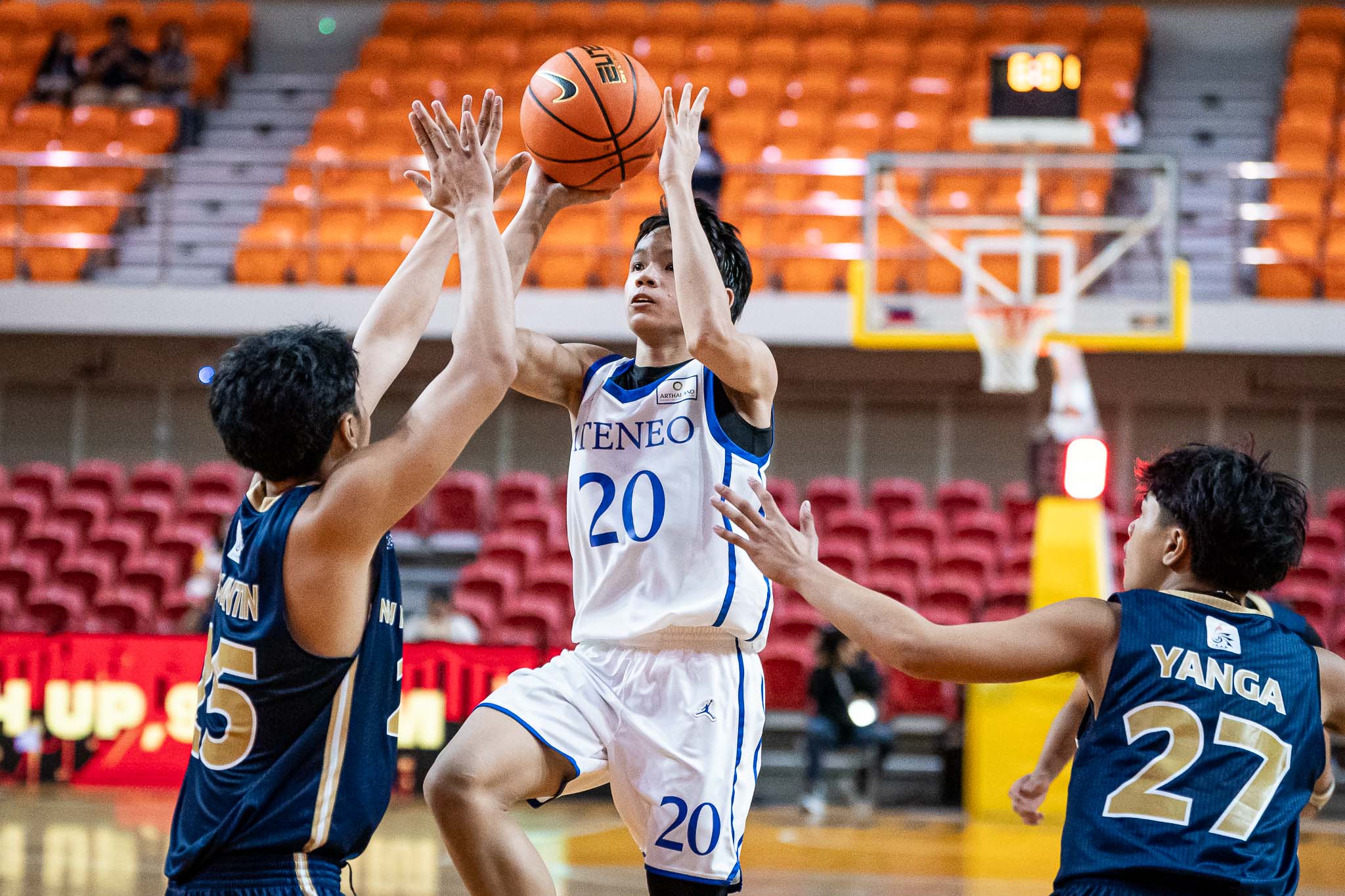 UAAP-S88-U16-Basketball-Enzo-Divinagracia-05329 NUNS, FEU-D tighten grip on top two spots in UAAP Juniors Basketball ADMU Basketball FEU News NU UAAP UP - philippine sports news