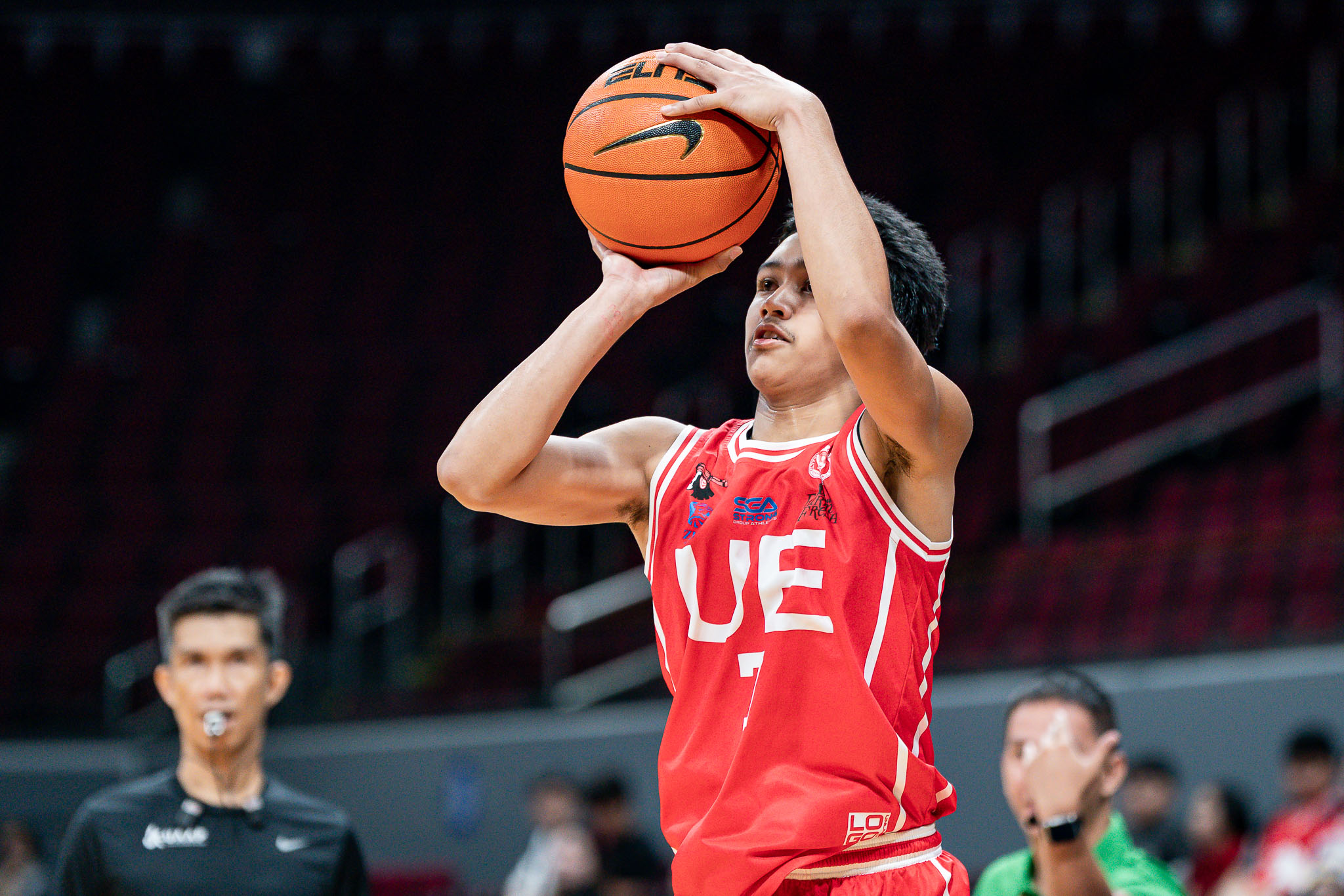 UAAP-S88-U16-Basketball-Zion-Aguilar-02118 Rowie Cabanero's triple-double powers UST past FEU-D, sparks 4-way tie for 2nd in UAAP Juniors Basketball Basketball DLSU FEU News UAAP UE UST - philippine sports news