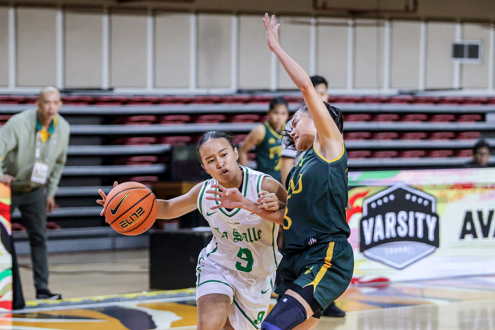 UAAP-S88-WBB-DLSU-vs-FEU-Xyla-Lubrico-1 MJ Manguiat's clutch trey lifts FEU over La Salle for first win in UAAP Women's Basketball Basketball DLSU FEU News UAAP - philippine sports news