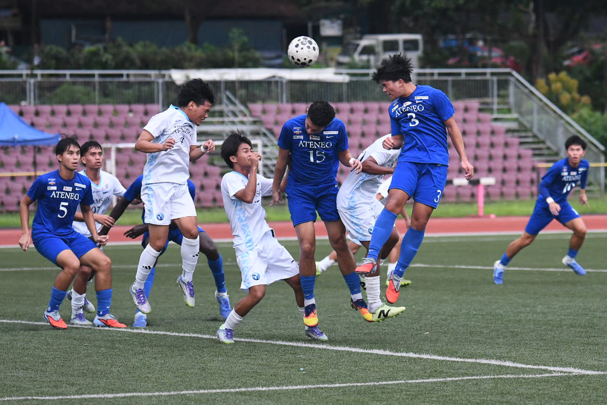 UAAP-Season-88-Men_s-Football-AdU-vs-Ateneo-Christian-Santilices Ateneo downs Adamson with Agyei brace, moves to solo second in UAAP Men's Football ADMU AdU Football News UAAP - philippine sports news