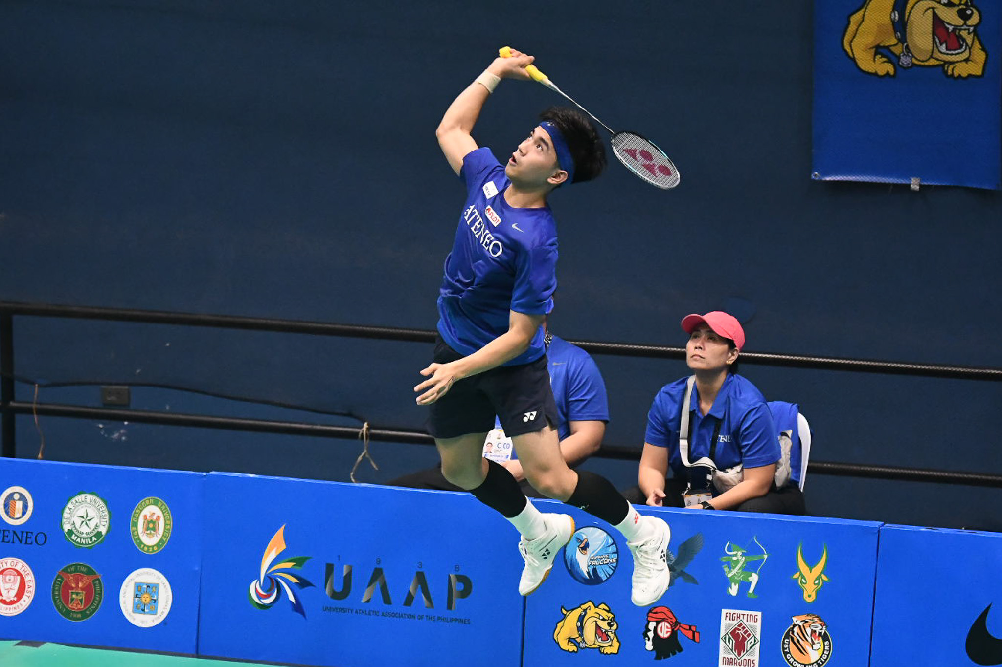 UAAP-Season-88-Mens-Badminton-NU-vs-Ateneo-Pandi-Vargas-2 La Salle forces three-way tie with UST, Adamson for last UAAP Men's Badminton semis spot ADMU AdU Badminton DLSU News NU UAAP UP UST - philippine sports news