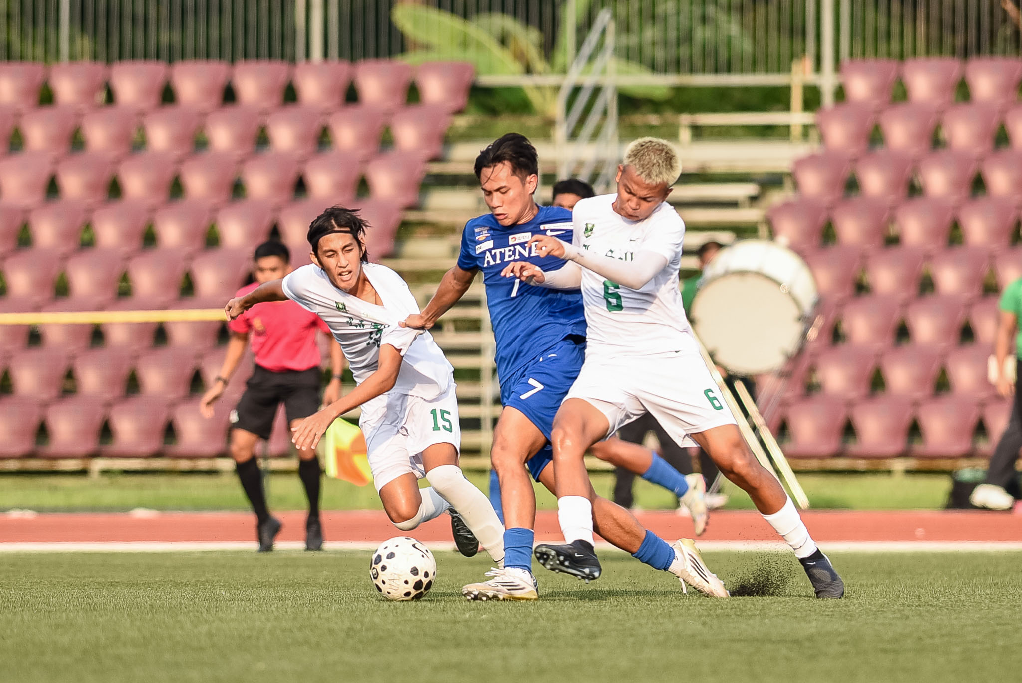 UAAP-Season-88-Mens-Football-R1-DLSU-vs-ATENEO-CARINO.-DOV-ANTHONY-7646 Marco Salud, James Sibla trade goals as Ateneo, La Salle figure in UAAP Men's Football stalemate ADMU DLSU Football News UAAP - philippine sports news