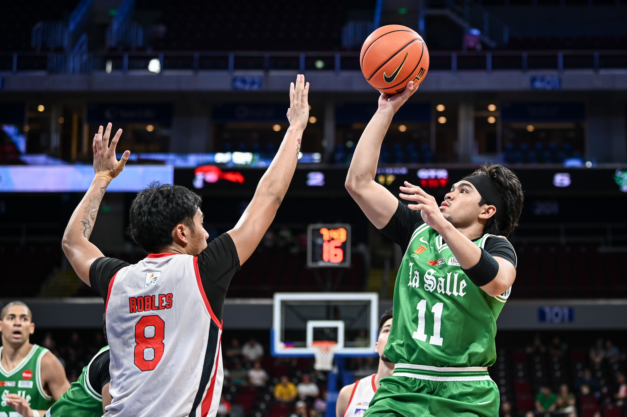 UAAP88-MBB-Jacob-Cortez-9503 La Salle sends UE to brink of elimination, climbs to tied second with UP in UAAP Men's Basketball Basketball DLSU News UAAP UE - philippine sports news